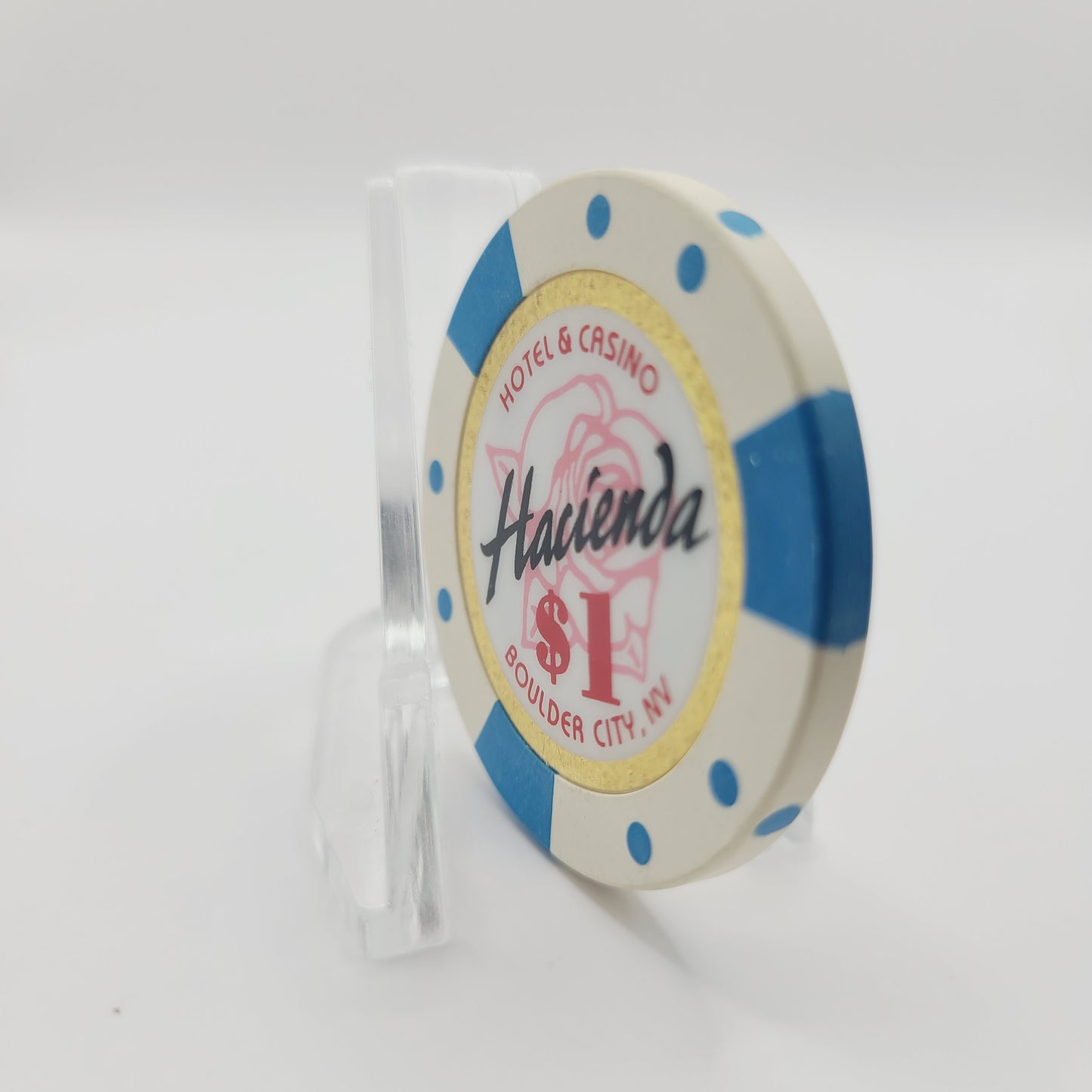 Hacienda Hotel Casino Boulder City Nevada 1999 $1 Casino Chip V4410