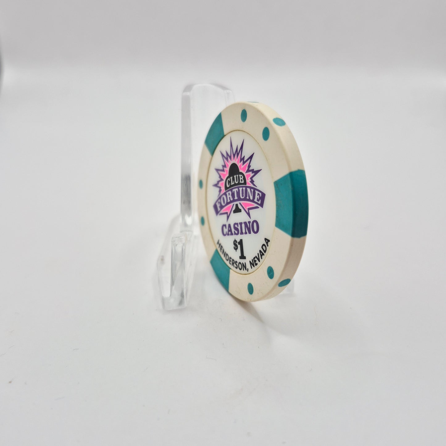 Club Fortune Casino Henderson Nevada 2003 $1 Casino Chip E0276