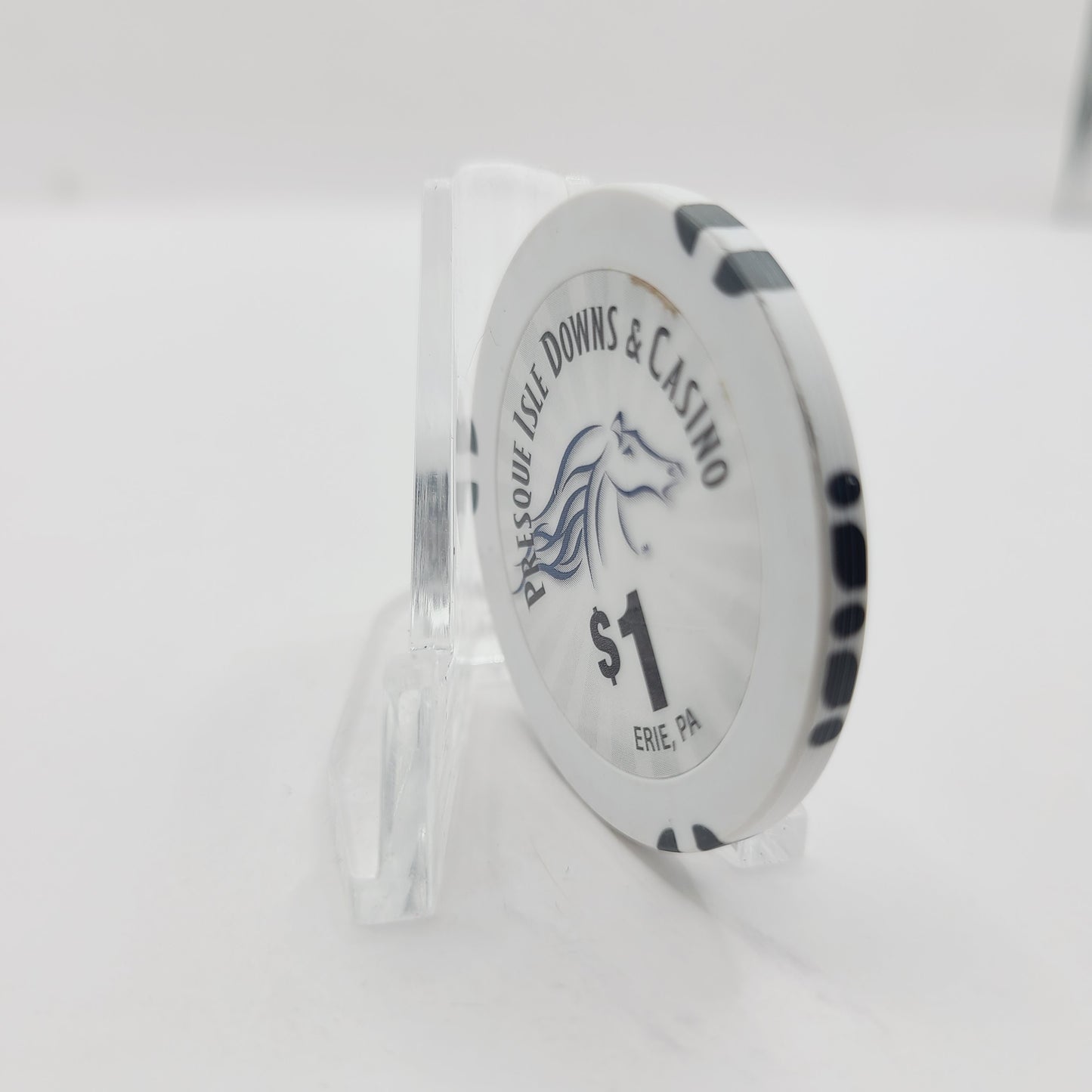 Presque Isle Downs & Casino Erie Pennsylvania 2010 $1 Casino Chip
