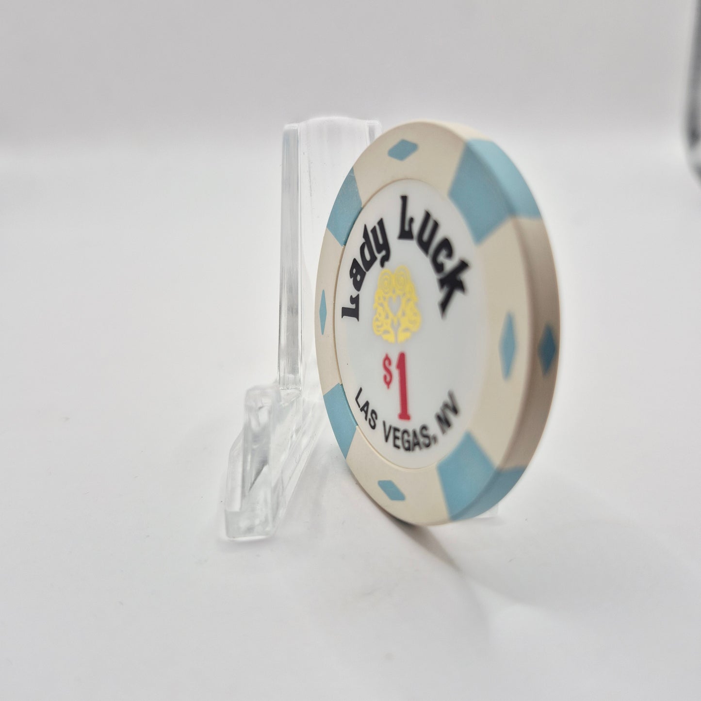 Lady Luck Hotel Casino Las Vegas Nevada 2001 $1 Casino Chip V9124