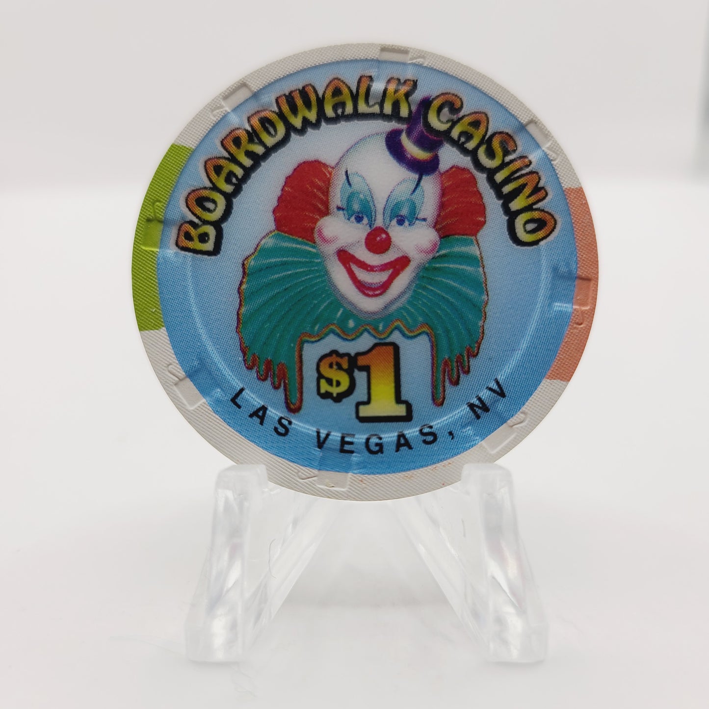 Boardwalk Casino Las Vegas Nevada 1998 $1 Casino Chip N9958