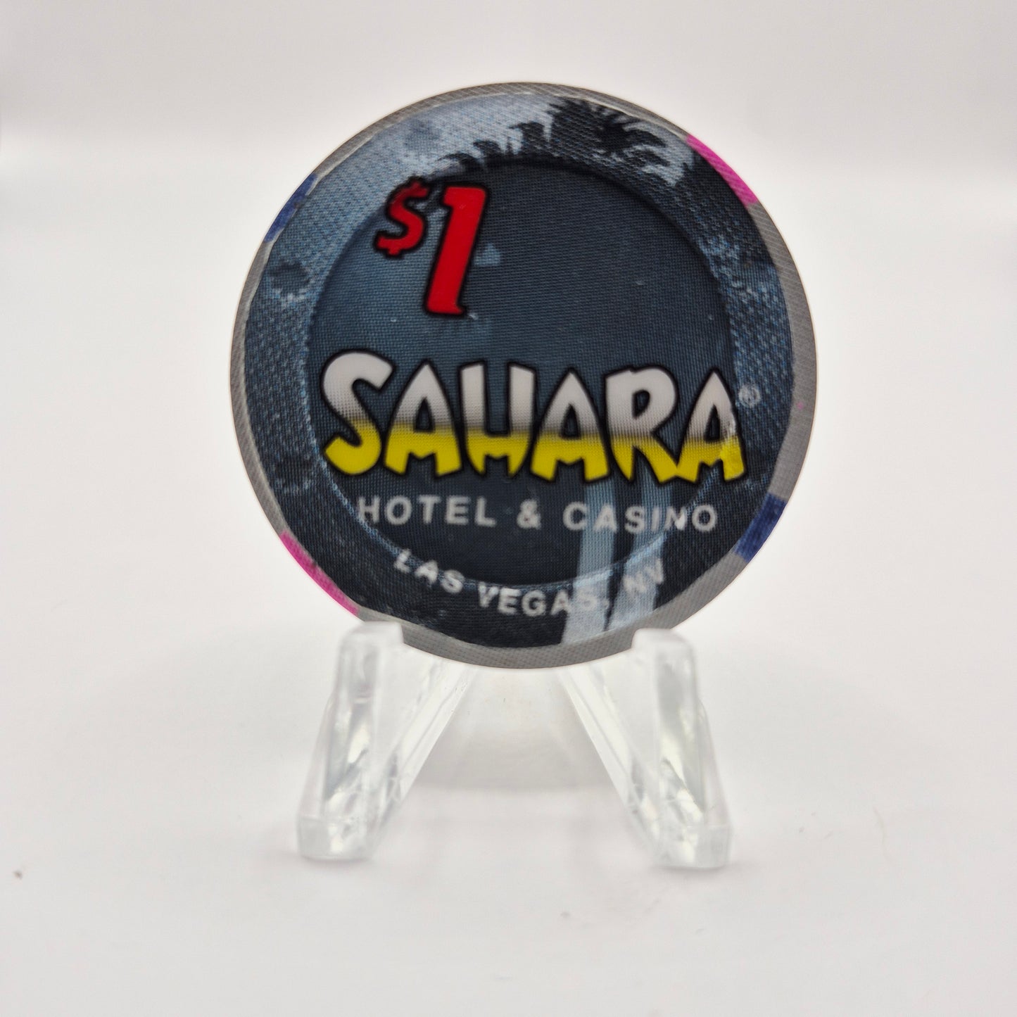 Sahara Hotel Casino Las Vegas Nevada 2004 $1 Casino Chip E3431