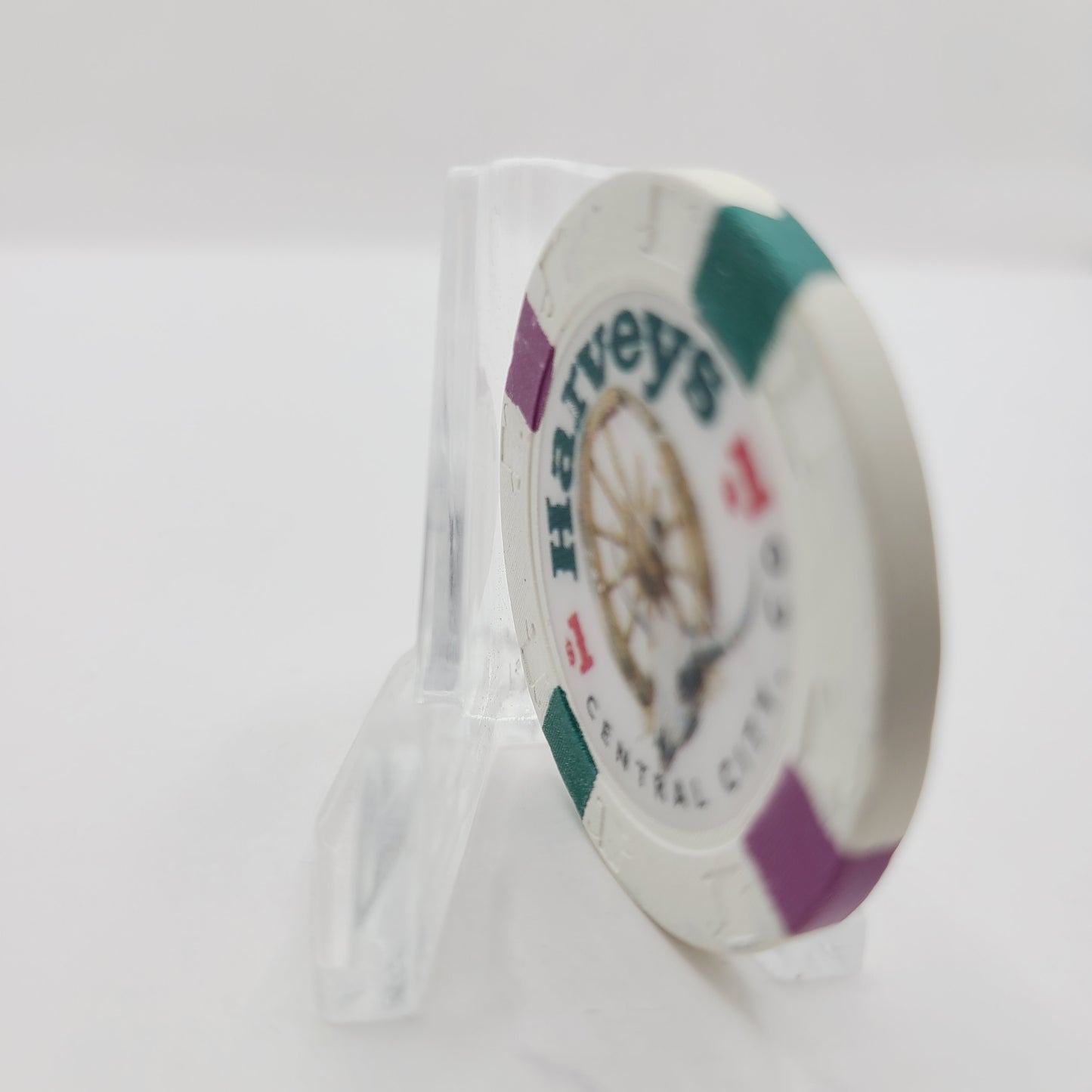 Harvey's Wagon Wheel Hotel Casino Central City Colorado 1994 $1 Casino Chip