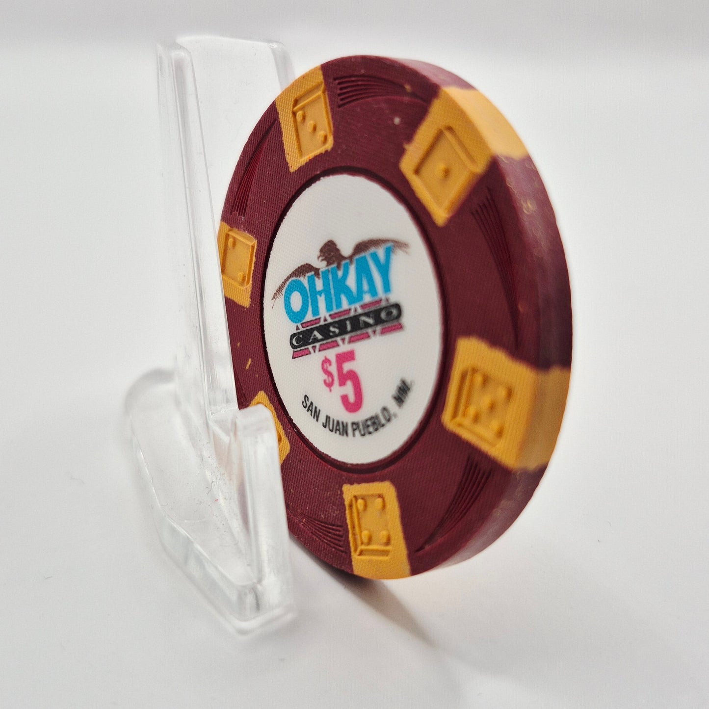 Ohkay Resort Casino San Juan Pueblo New Mexico $5 Casino Chip
