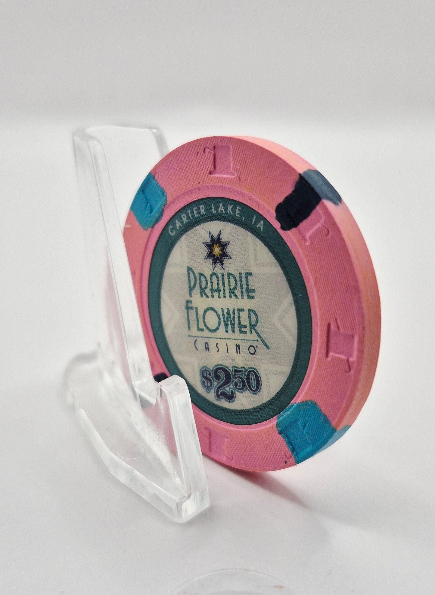 Prairie Flower Casino Carter Lake Iowa 2025 $2.50 Casino Chip
