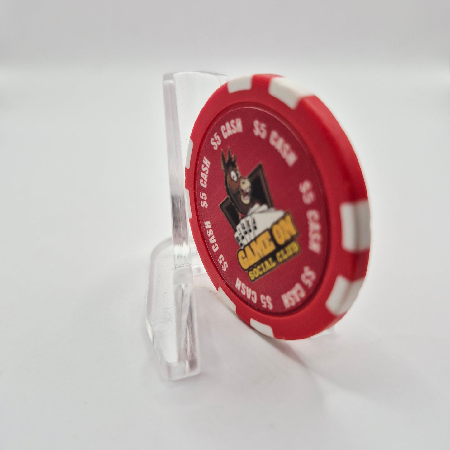 Game on Social Club College Station Texas $5 Casino Chip
