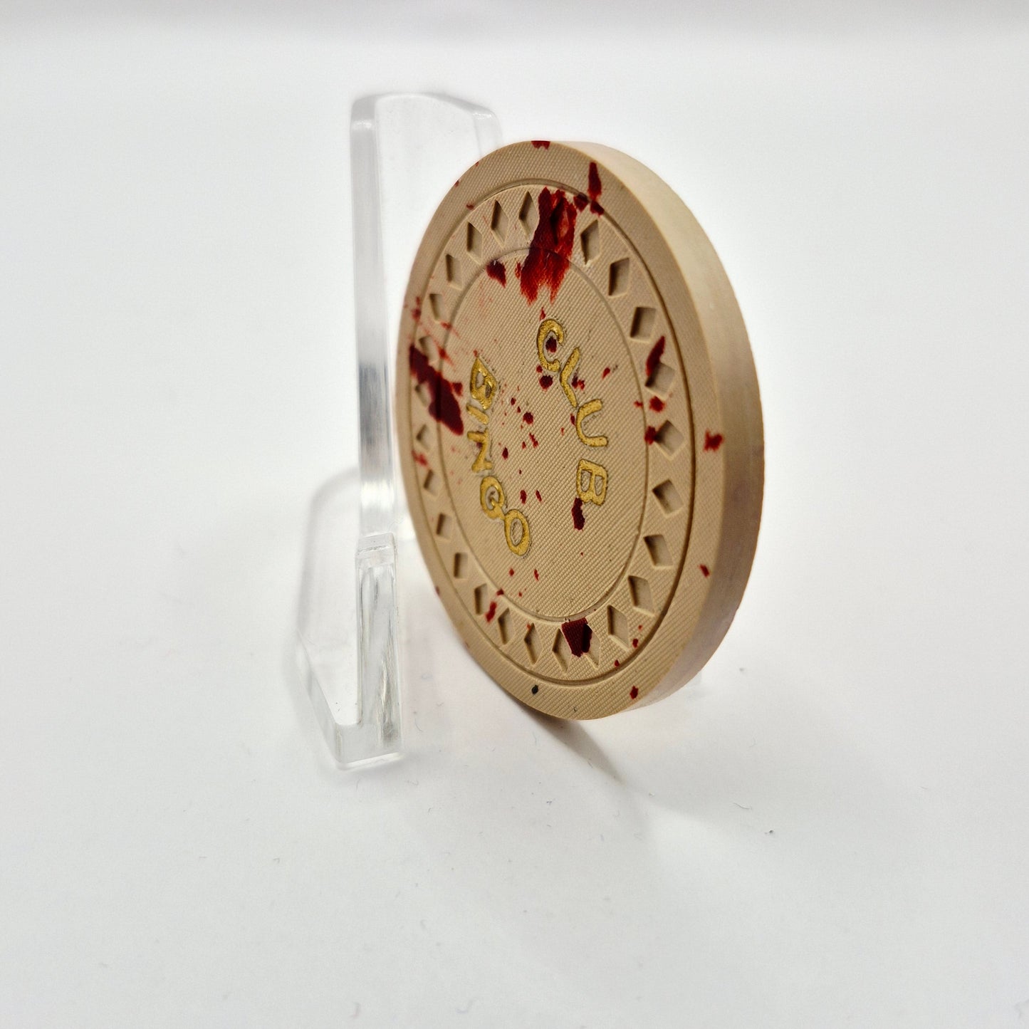 Club bingo (L.A. Highway) Casino Las Vegas Nevada 1947 $100 Casino Chip N0798