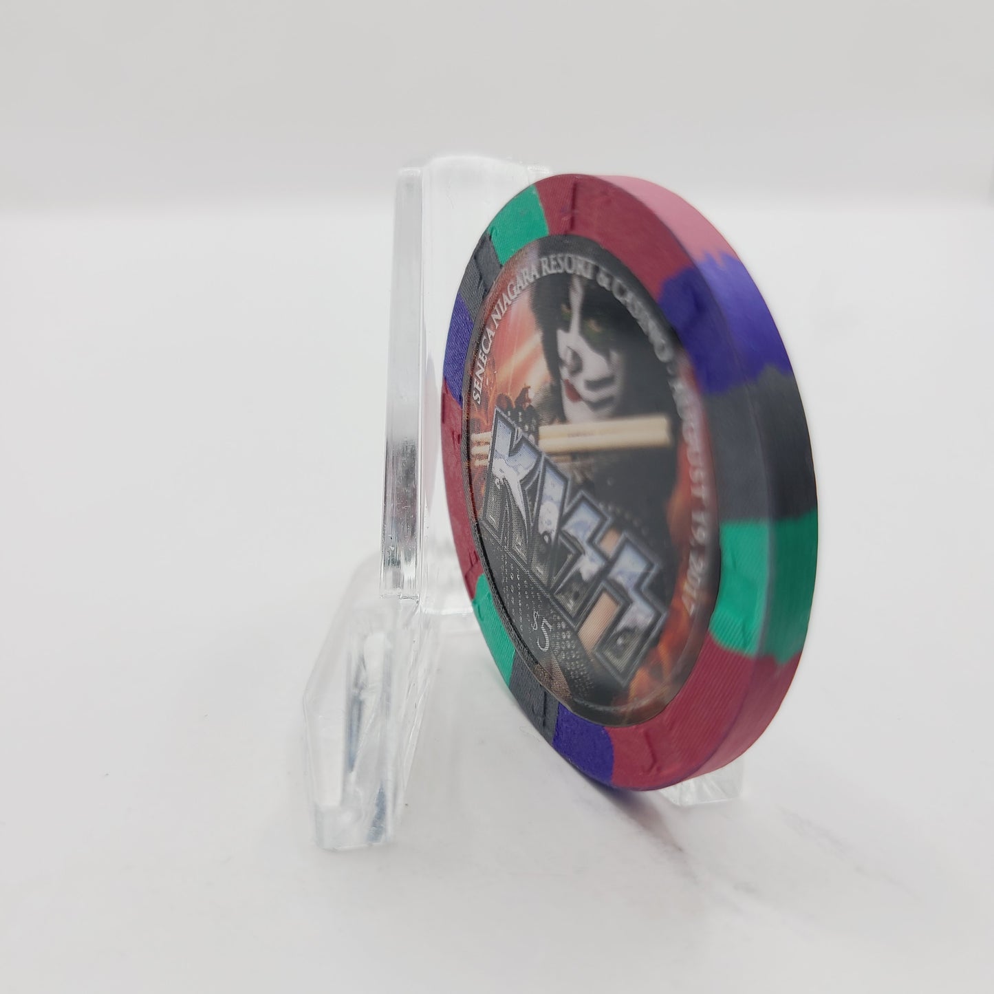 Seneca Niagara Hotel Casino Niagara Falls New York 2017 "KISS" $5 Casino Chip