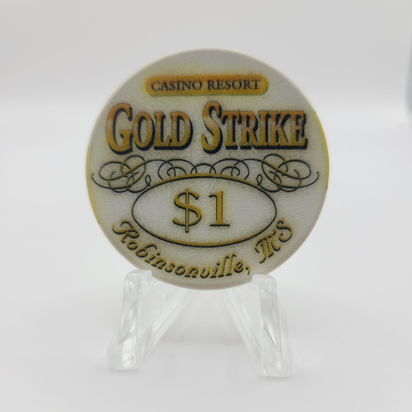 Gold Strike Casino Robinsonville (Tunica) Mississippi $1 Casino Chip
