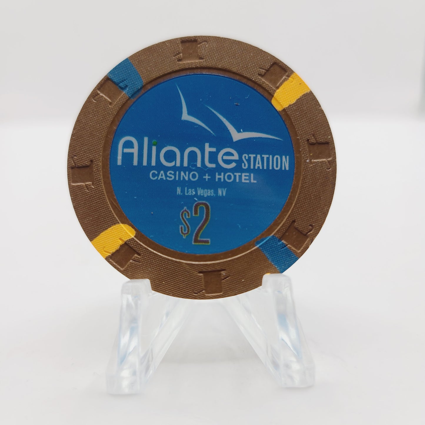 Aliante Station Hotel Casino Las Vegas Nevada 2008 $2 Casino Chip E8725