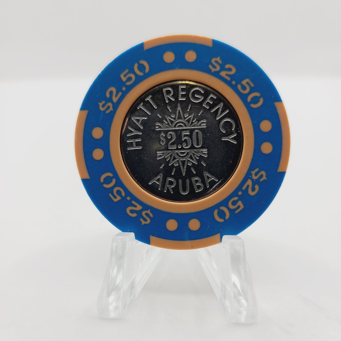 Hyatt Regency Copa Cabana Palm Beach Aruba $2.50 Casino Chip