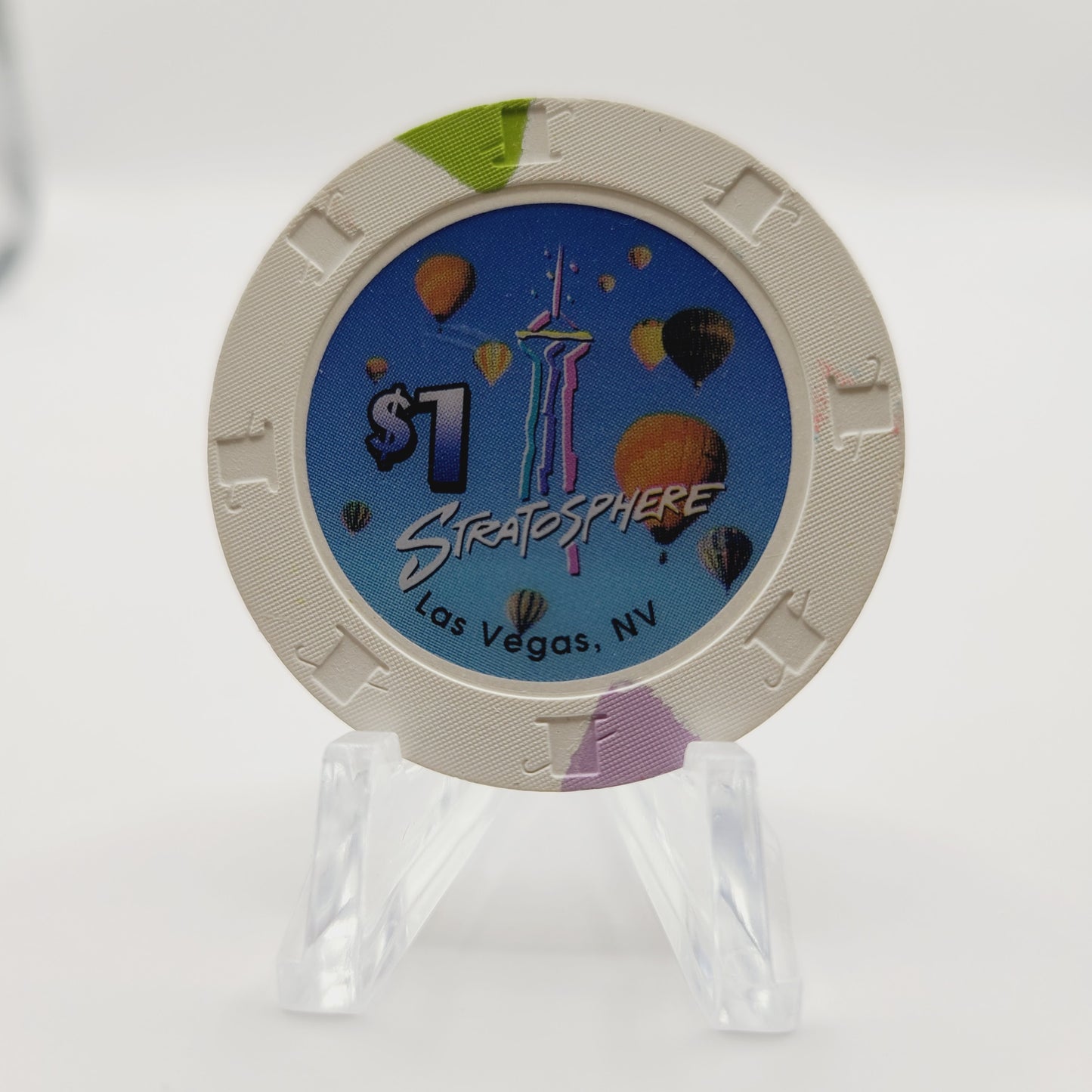Stratosphere Hotel Casino Las Vegas Nevada 1996 $1 Casino Chip N9190