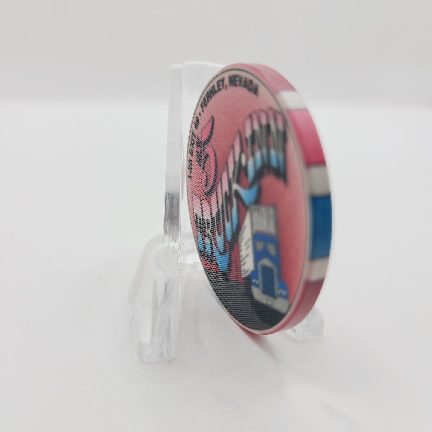 Truck Inn Casino Fernley Nevada 1991 $5 Casino Chip N0666