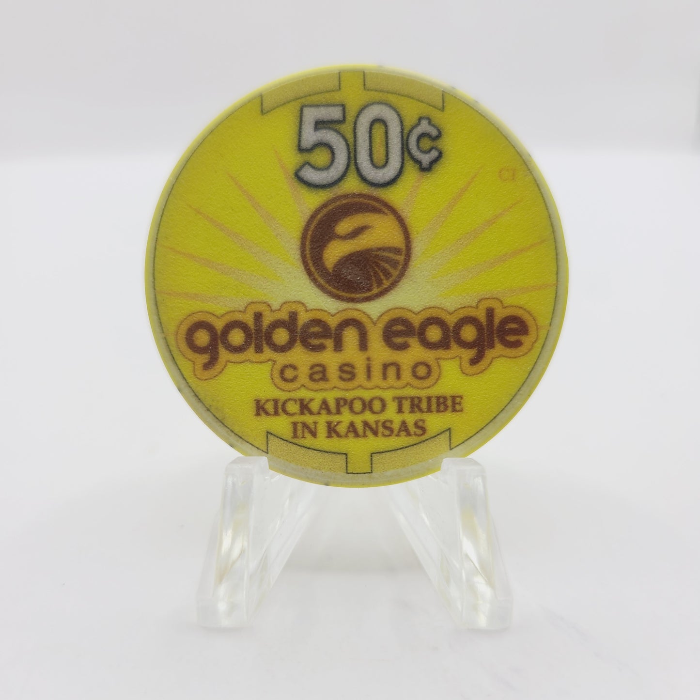 Golden Eagle Casino Horton Kansas $.50 Casino Chip