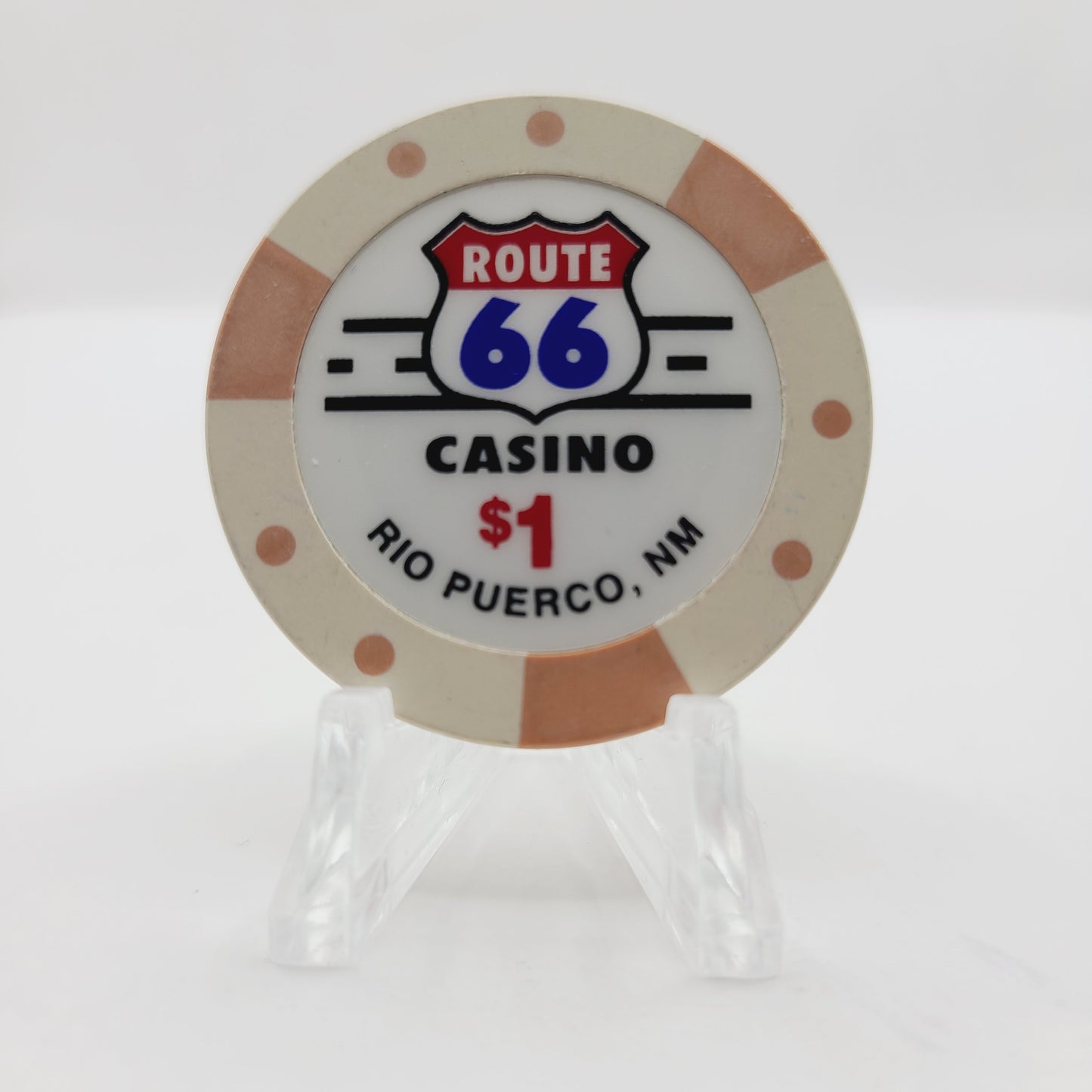 Route 66 Casino Albuquerque New Mexico $1 Casino Chip