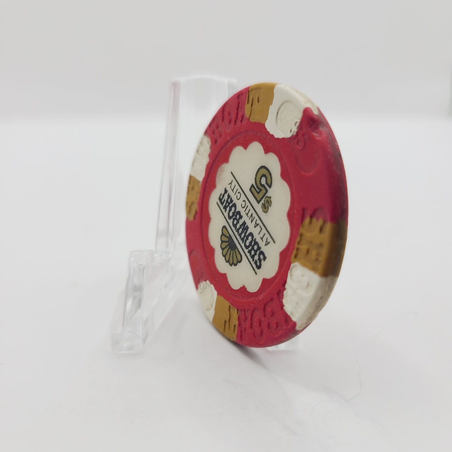 Showboat Hotel Casino Atlantic City New Jersey $5 Casino Chip