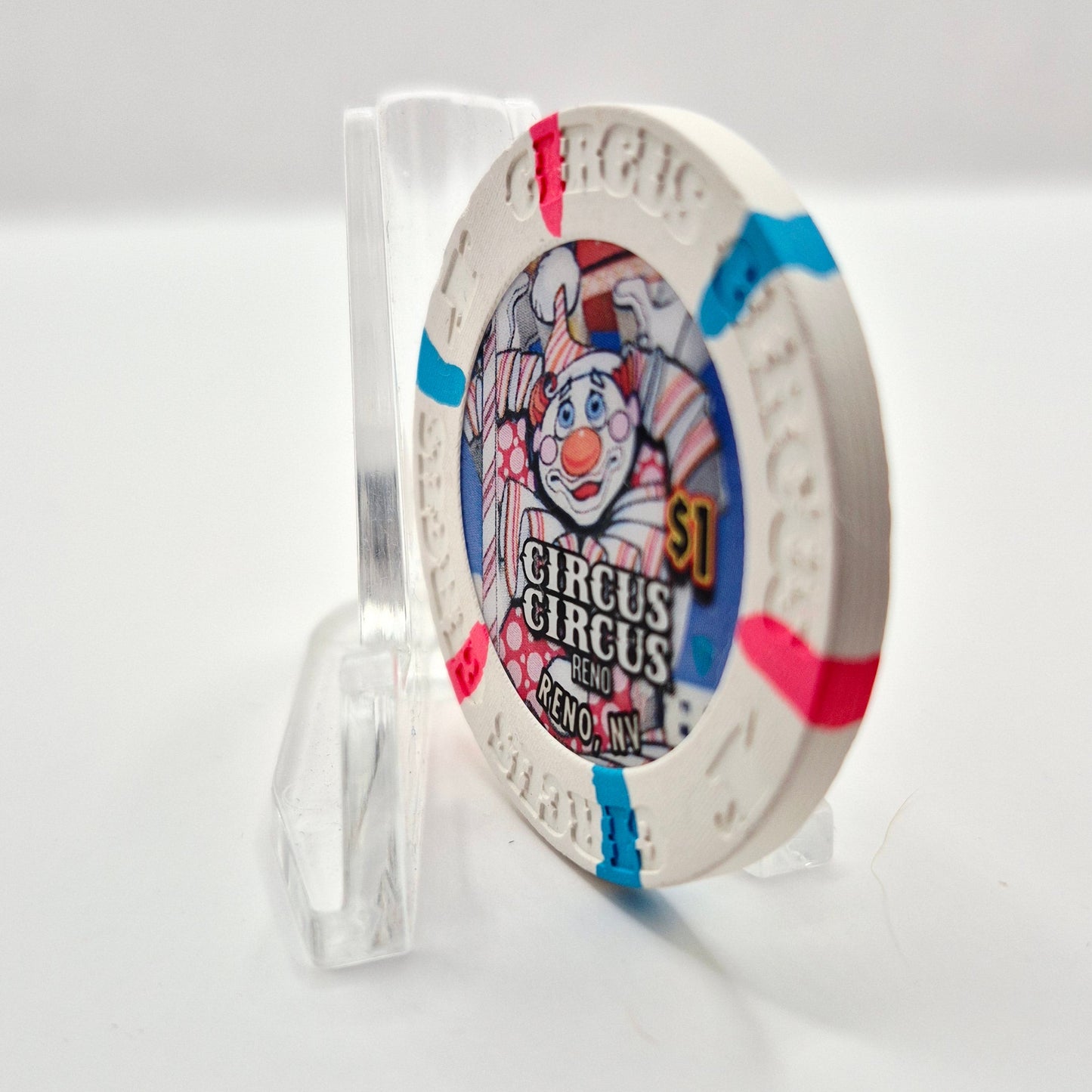 Circus Circus Hotel Casino Reno Nevada 2015 $1 Casino Chip D1803