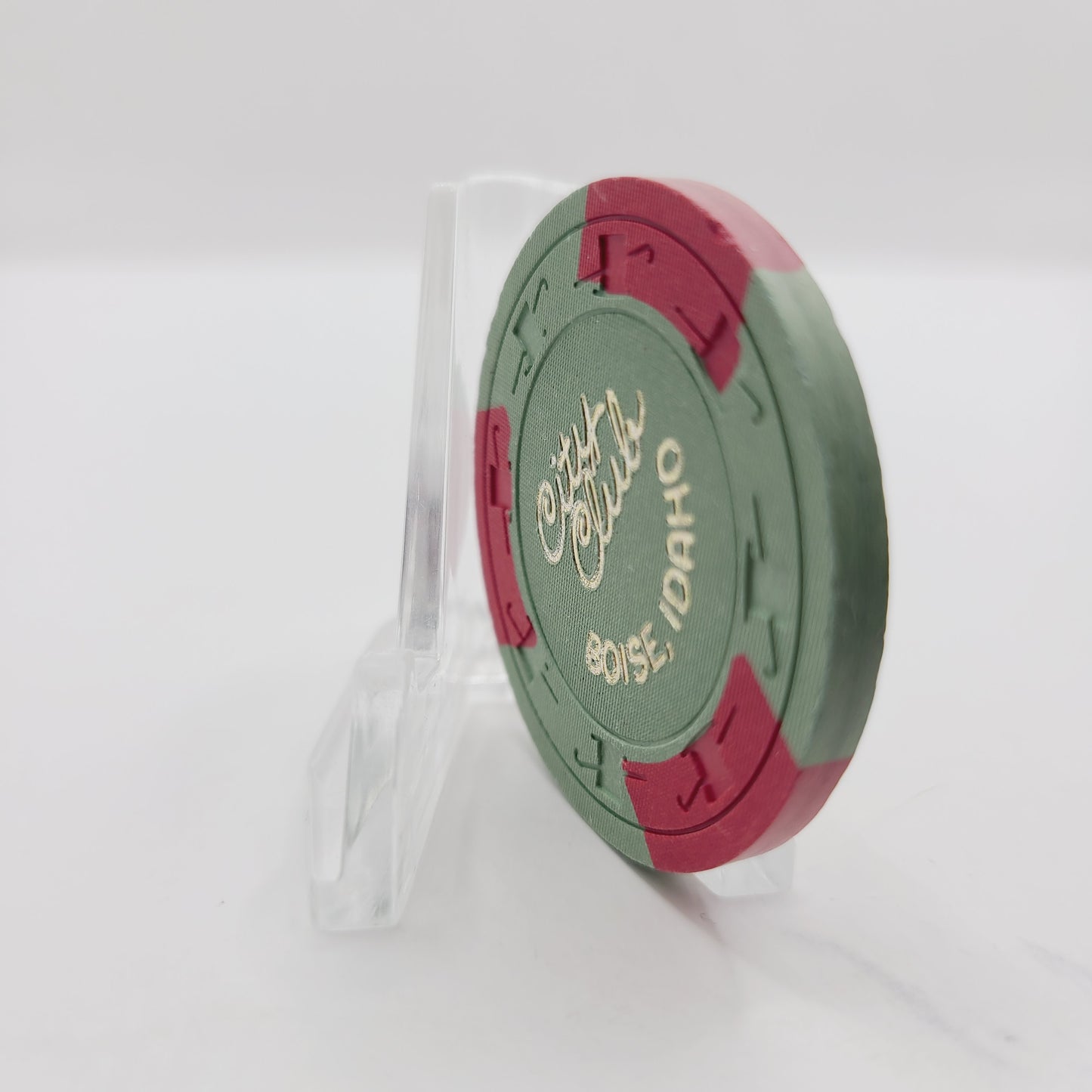 City Club Card Room Boise Idaho Casino Chip CG205544