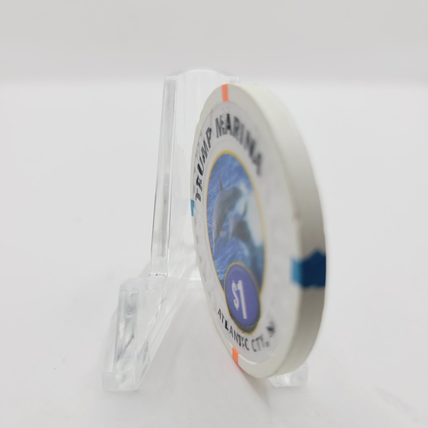 Trump Marina Hotel Casino Atlantic City New Jersey $1 Casino Chip