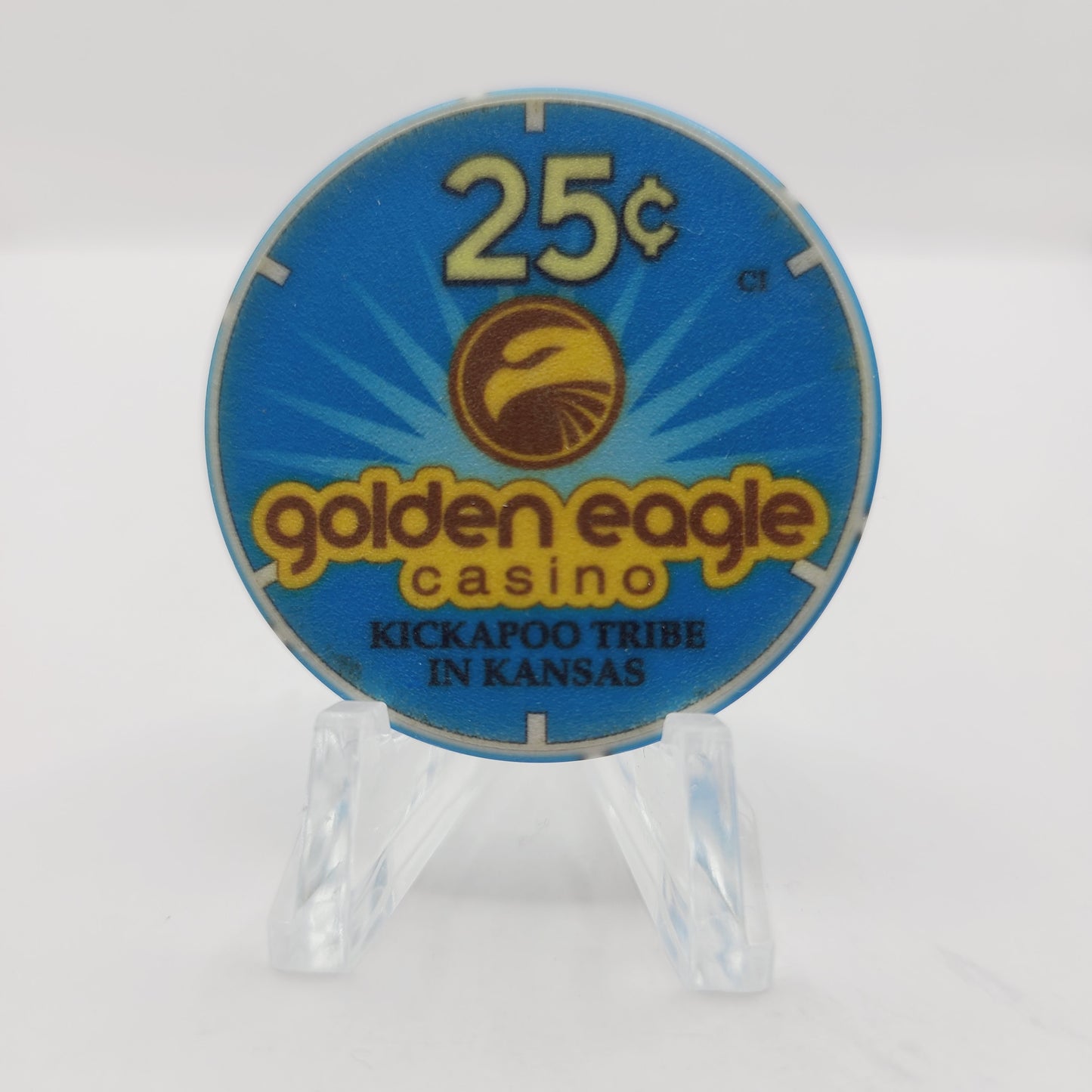 Golden Eagle Casino Horton Kansas $.25 Casino Chip