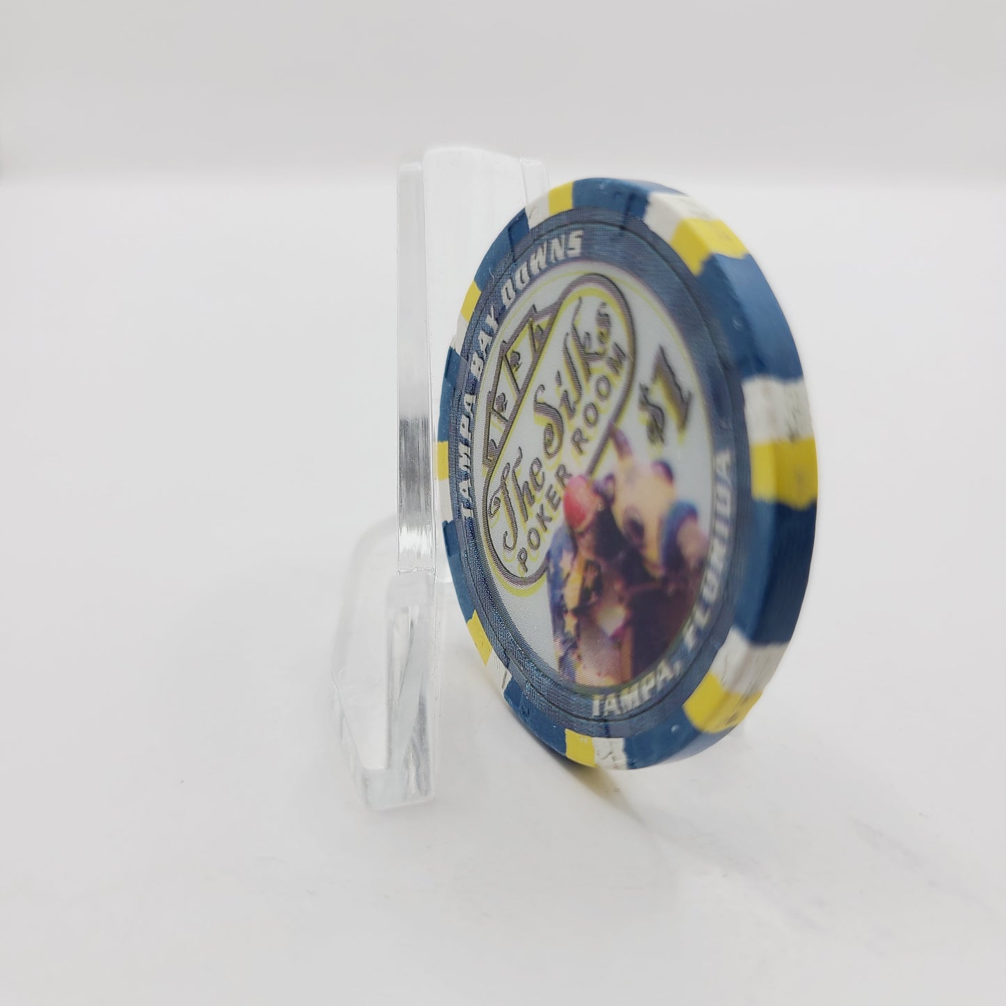 Silks Poker Room @ Tampa Bay Downs Racino Tampa Florida $1 Casino Chip