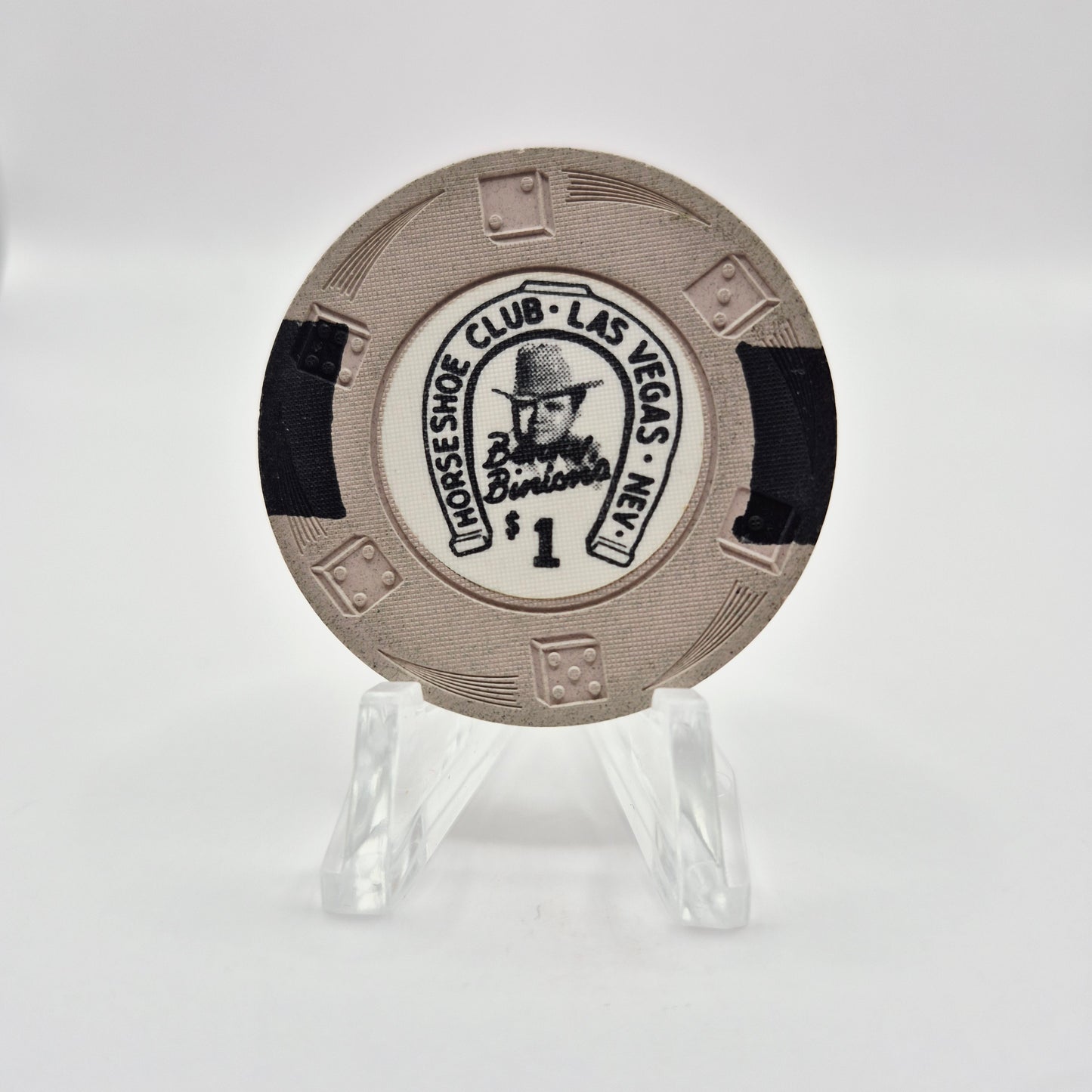 Horseshoe Club Binion's Las Vegas Nevada 1969 $1 Casino Chip N1777