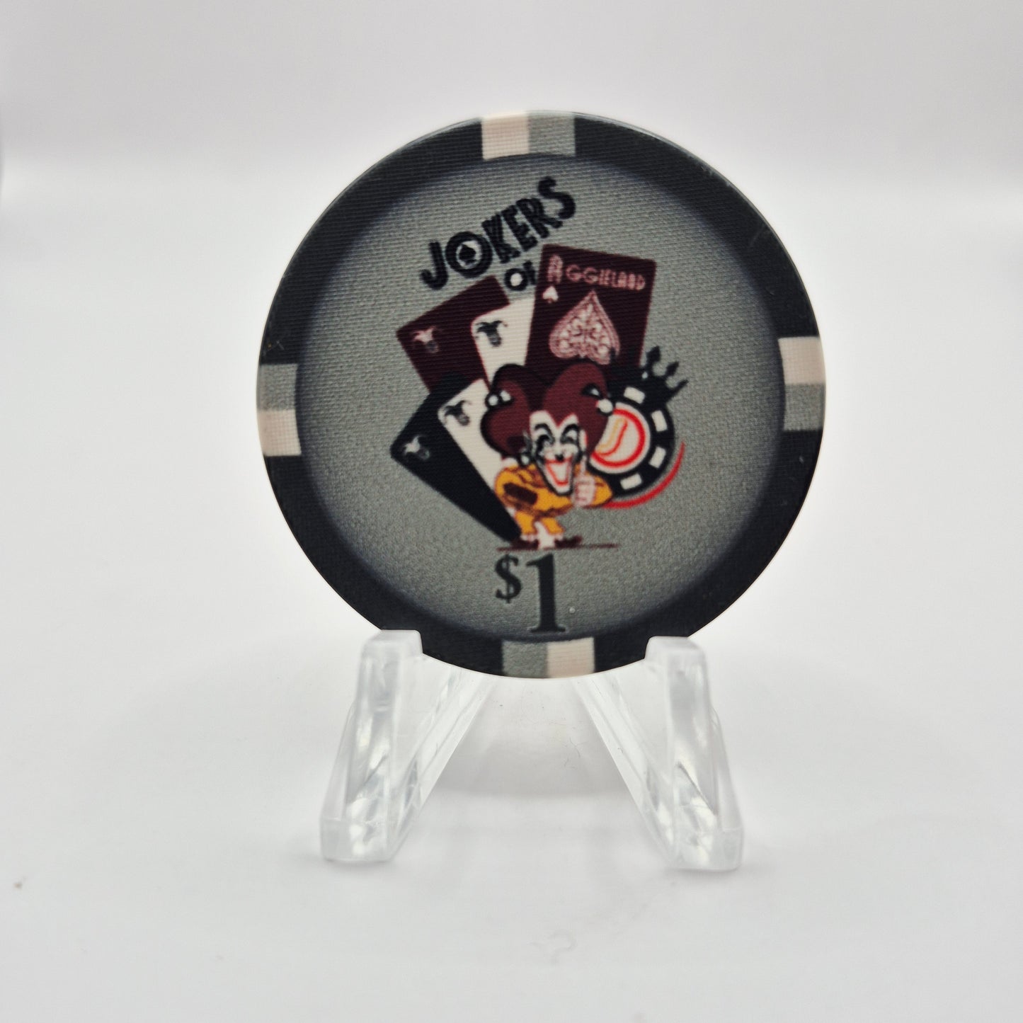 Joker's of Aggieland Poker Room College Station Texas 2023 $1 Casino Chip