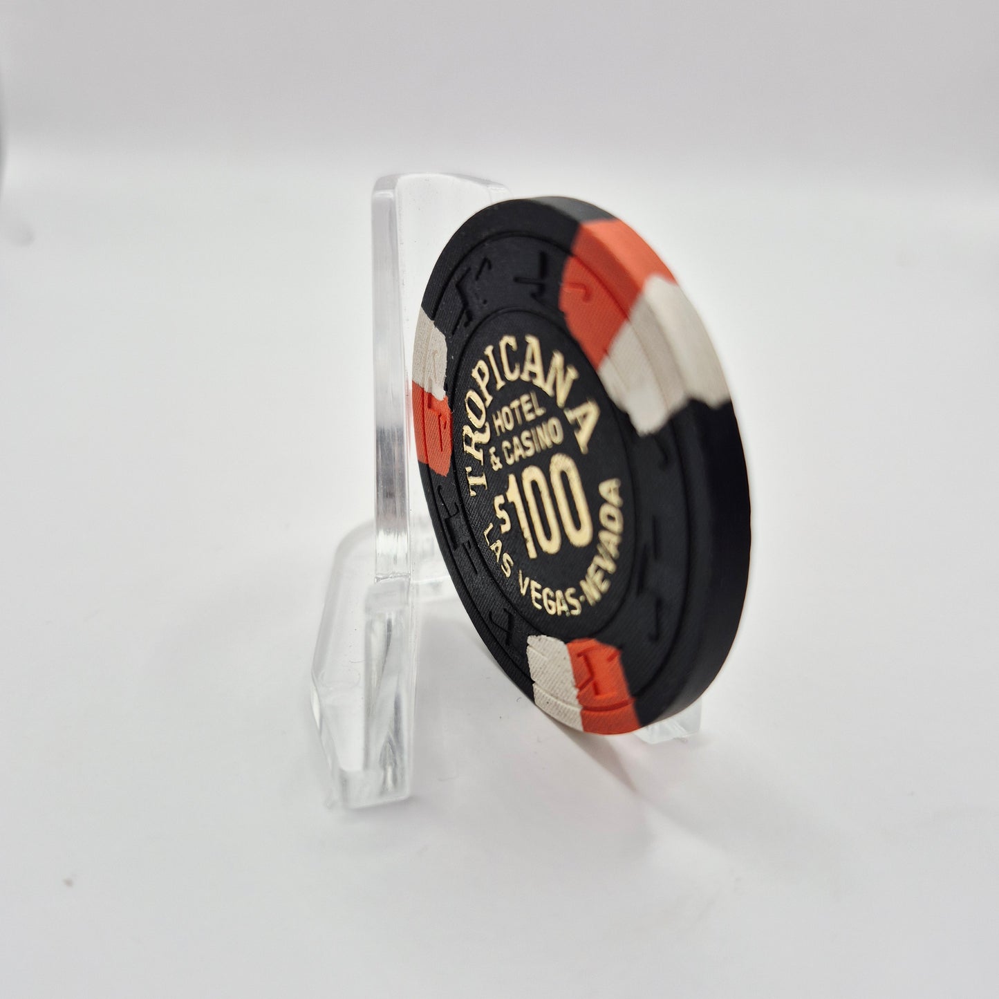 Tropicana Hotel Casino Las Vegas Nevada 1979 $100 Casino Chip V3572