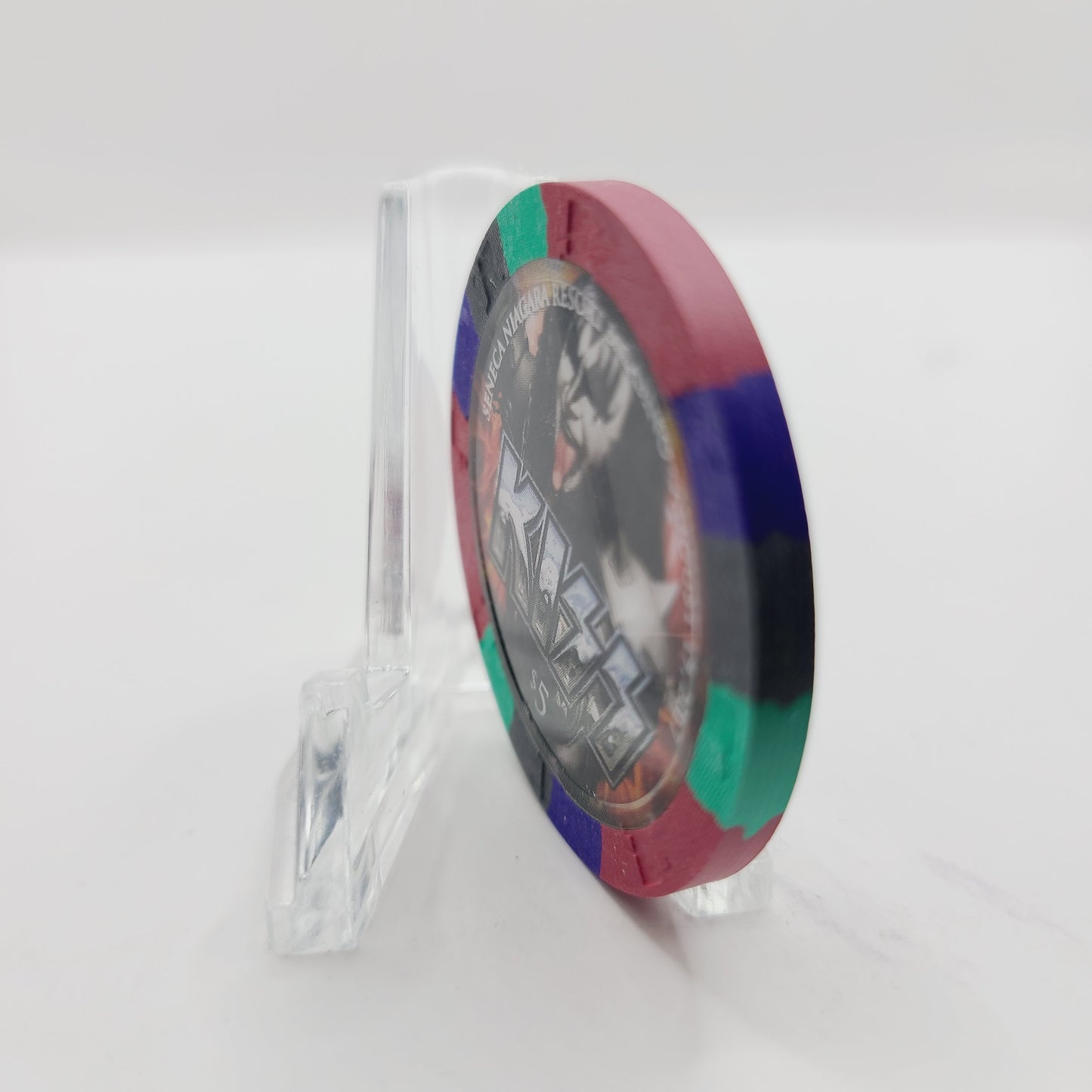 Seneca Niagara Hotel Casino Niagara Falls New York 2017 "KISS" $5 Casino Chip