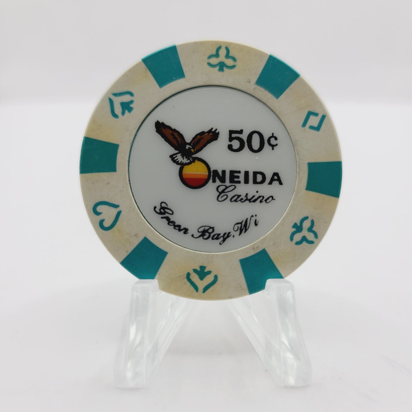 Oneida Casino & Hotel Green Bay Wisconsin $.50 Casino Chip