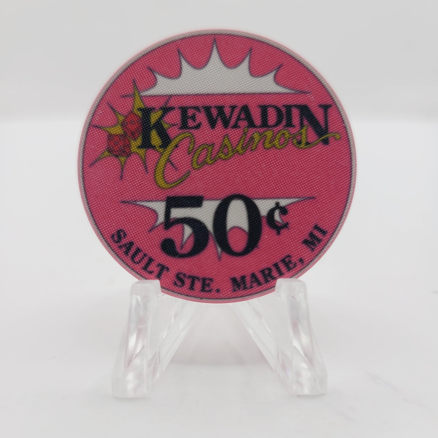 Kewadin Hotel Casino Sault Ste.Marie Michigan $.50 Casino Chip