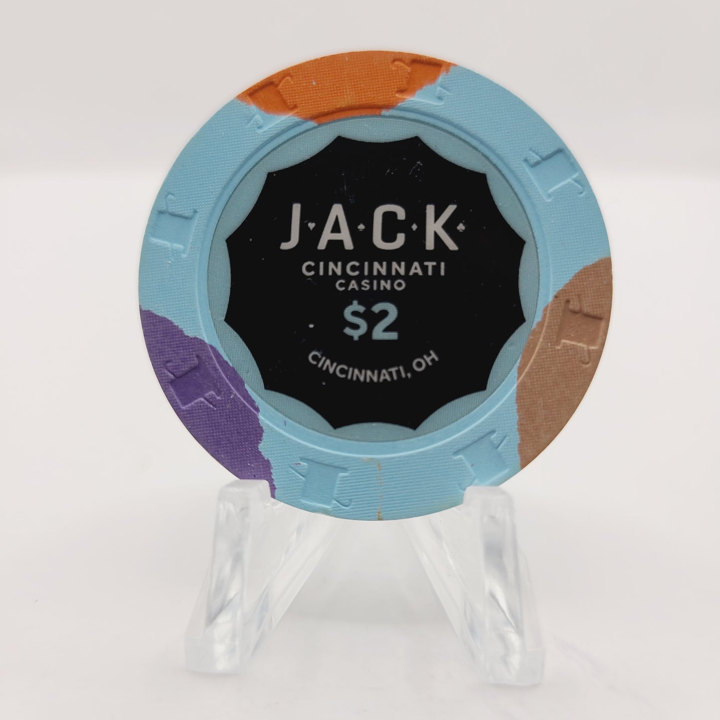 Jack Casino Cincinnati Ohio 2016 $2 Casino Chip **UNC