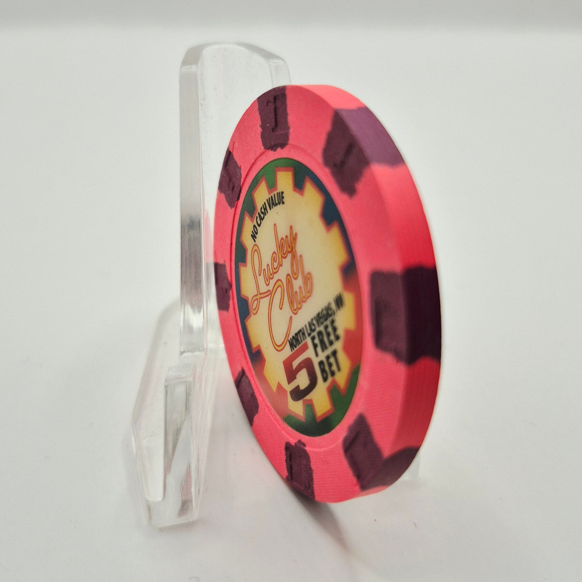 Lucky Club Casino Las Vegas Nevada $5 NCV Casino Chip CG332401