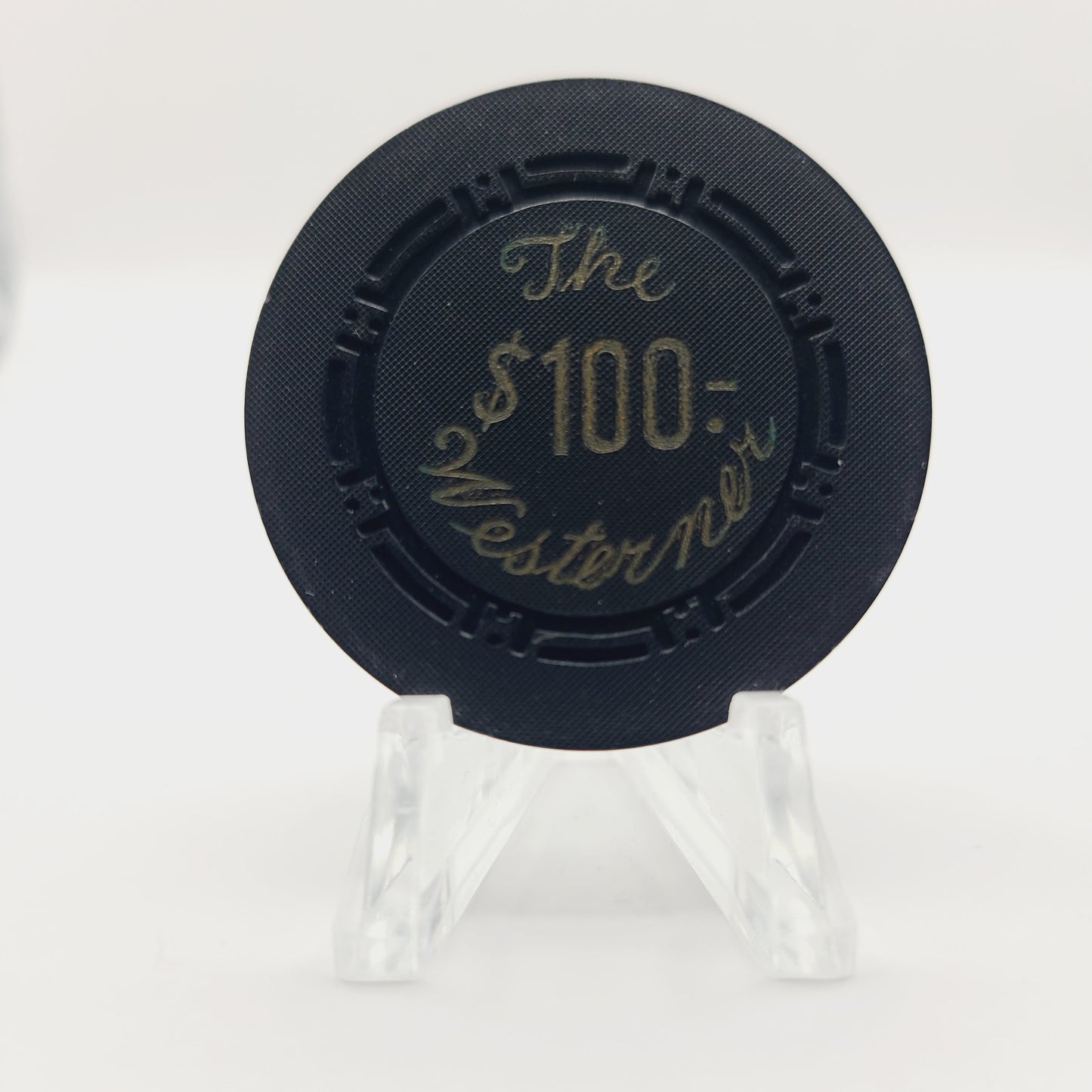 The Westerner Saloon Gambling House Restaurant 1953 $100 Casino Chip N2303