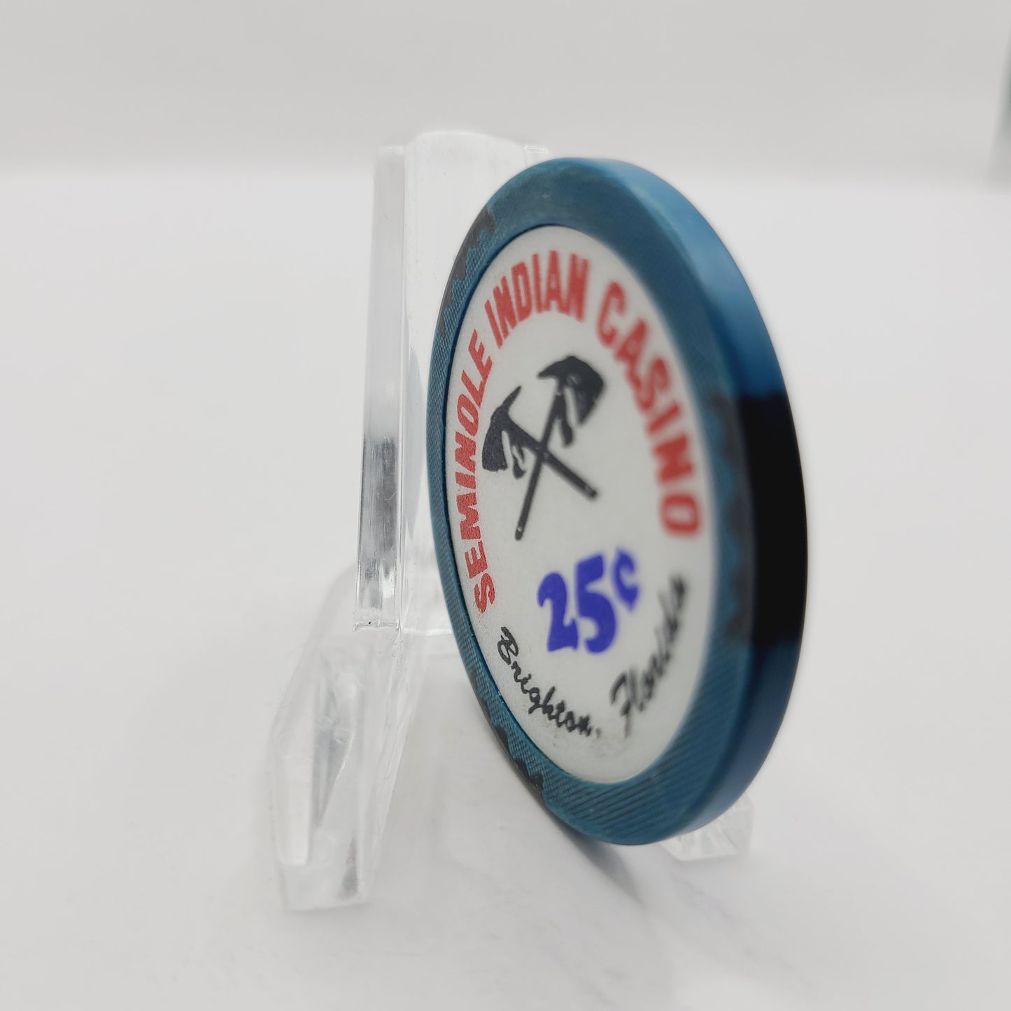 Seminole Indian Casino Brighton/ Okeechobee Florida $.25 Casino Chip