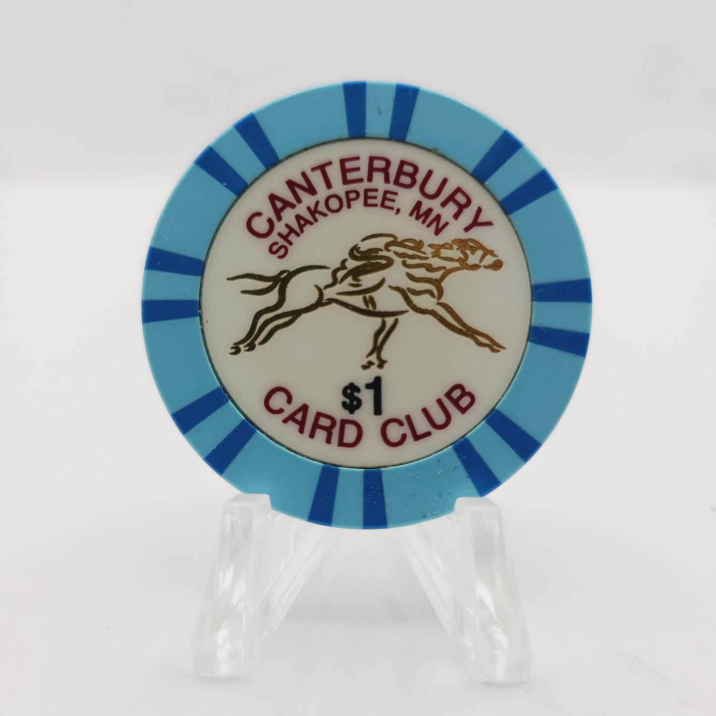 Canterbury Park Casino Shakopee Minnesota $1 Casino Chip