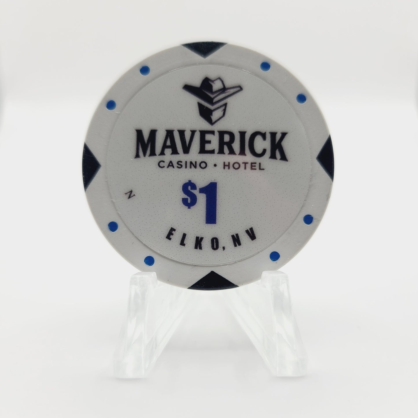 Maverick Casino and Hotel Elko Nevada 2021 $1 Casino Chip D3271