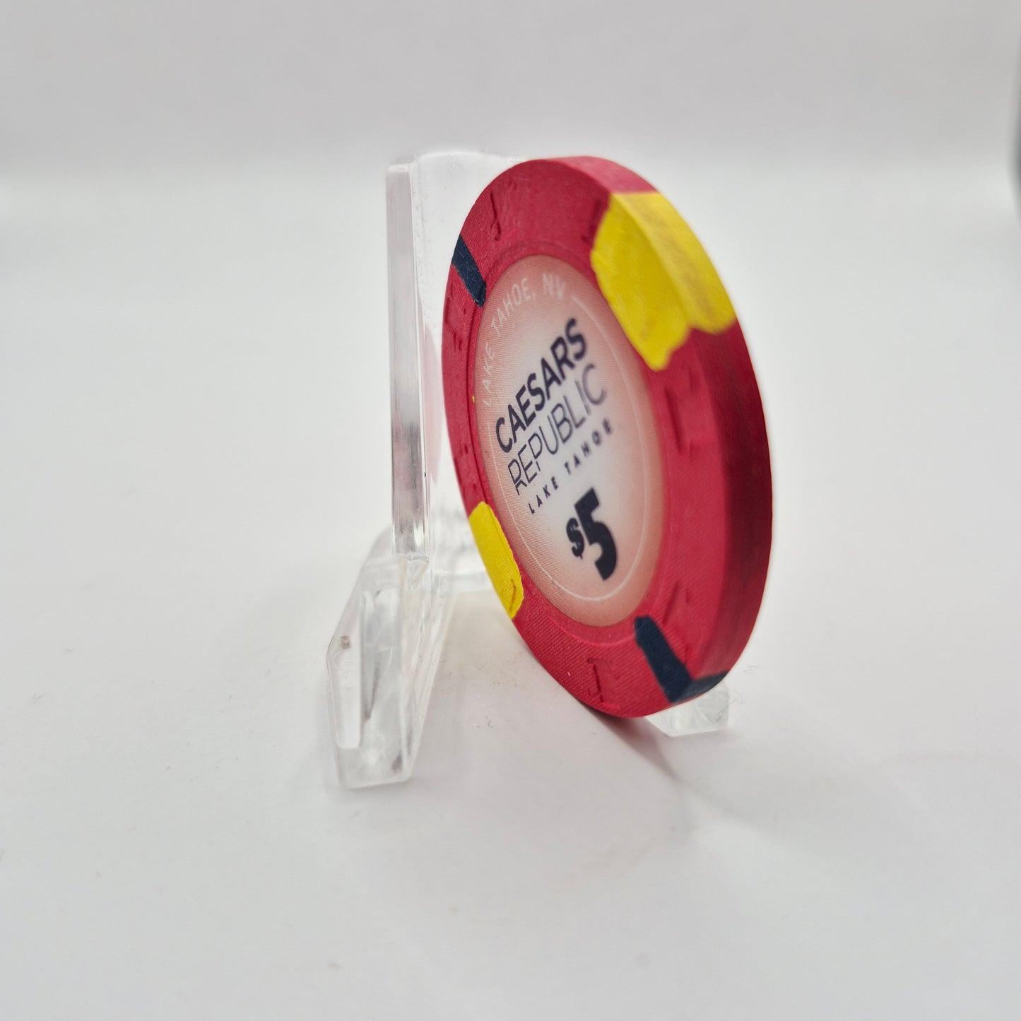 Caesar's Republic Hotel Casino Lake Tahoe Nevada 2025 $5 Casino Chip