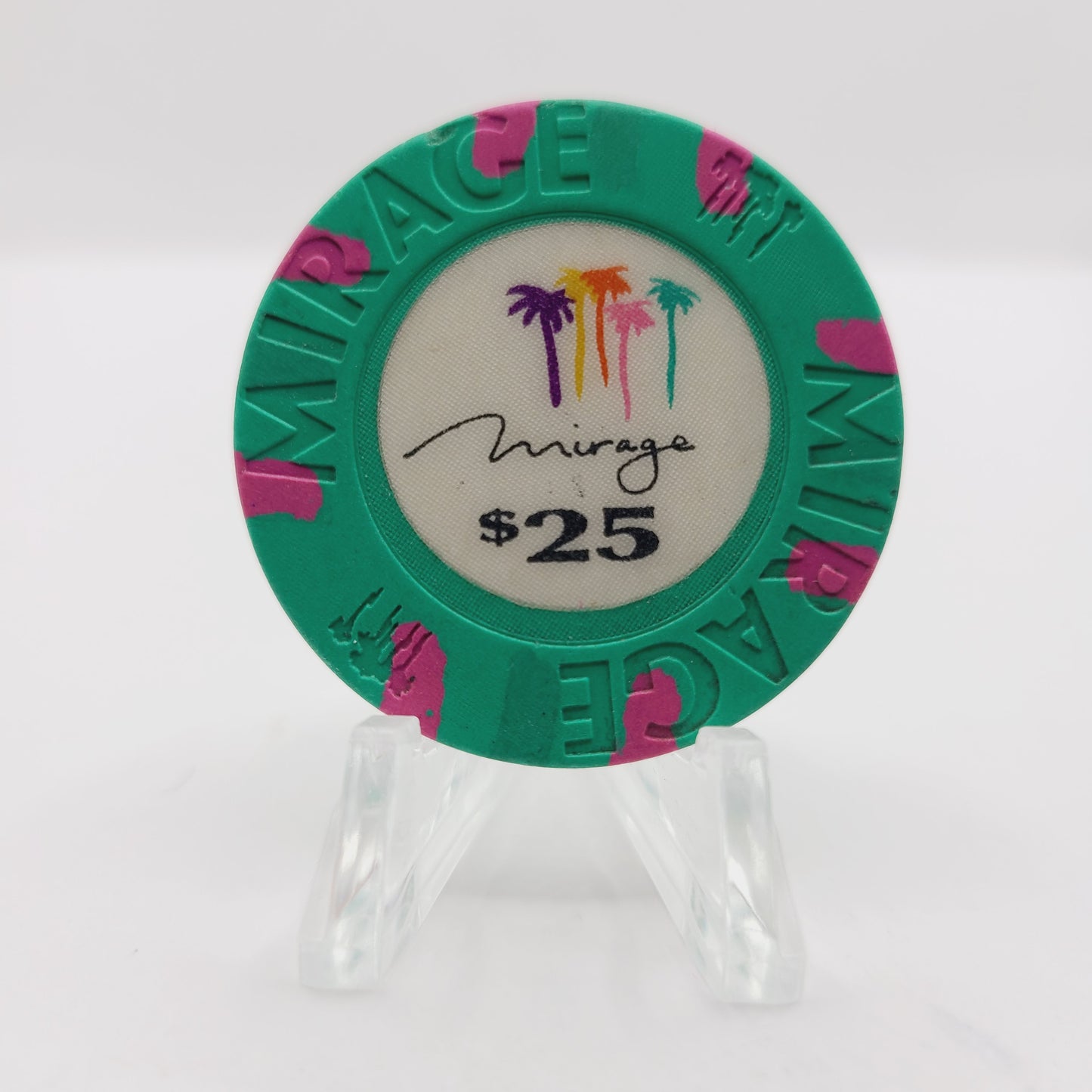 Mirage Resort Casino Las Vegas Nevada 1989 $25 Casino chip N4669