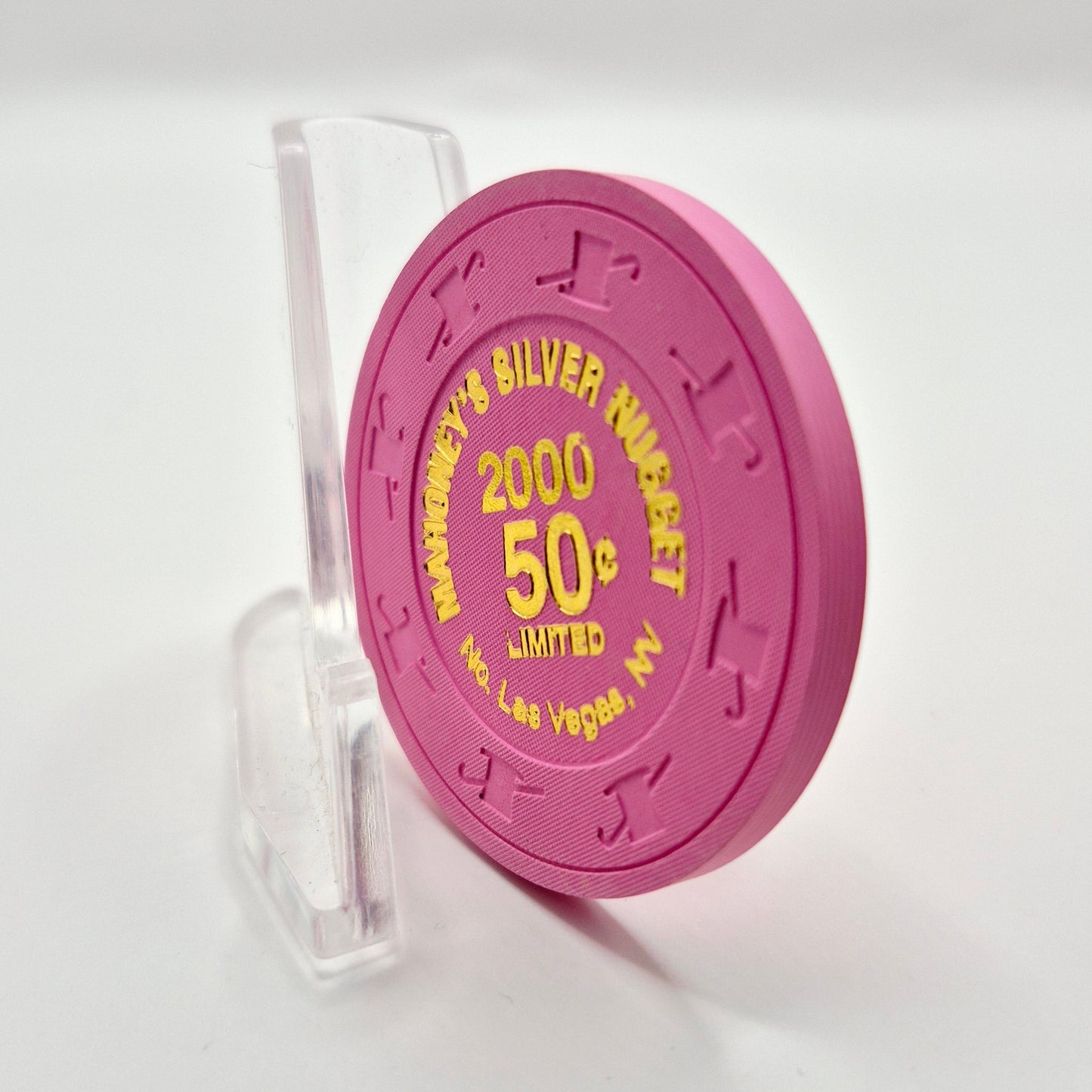 Mahoney's Silver Nugget Las Vegas Nevada 2000 $.50 Casino Chip V5572