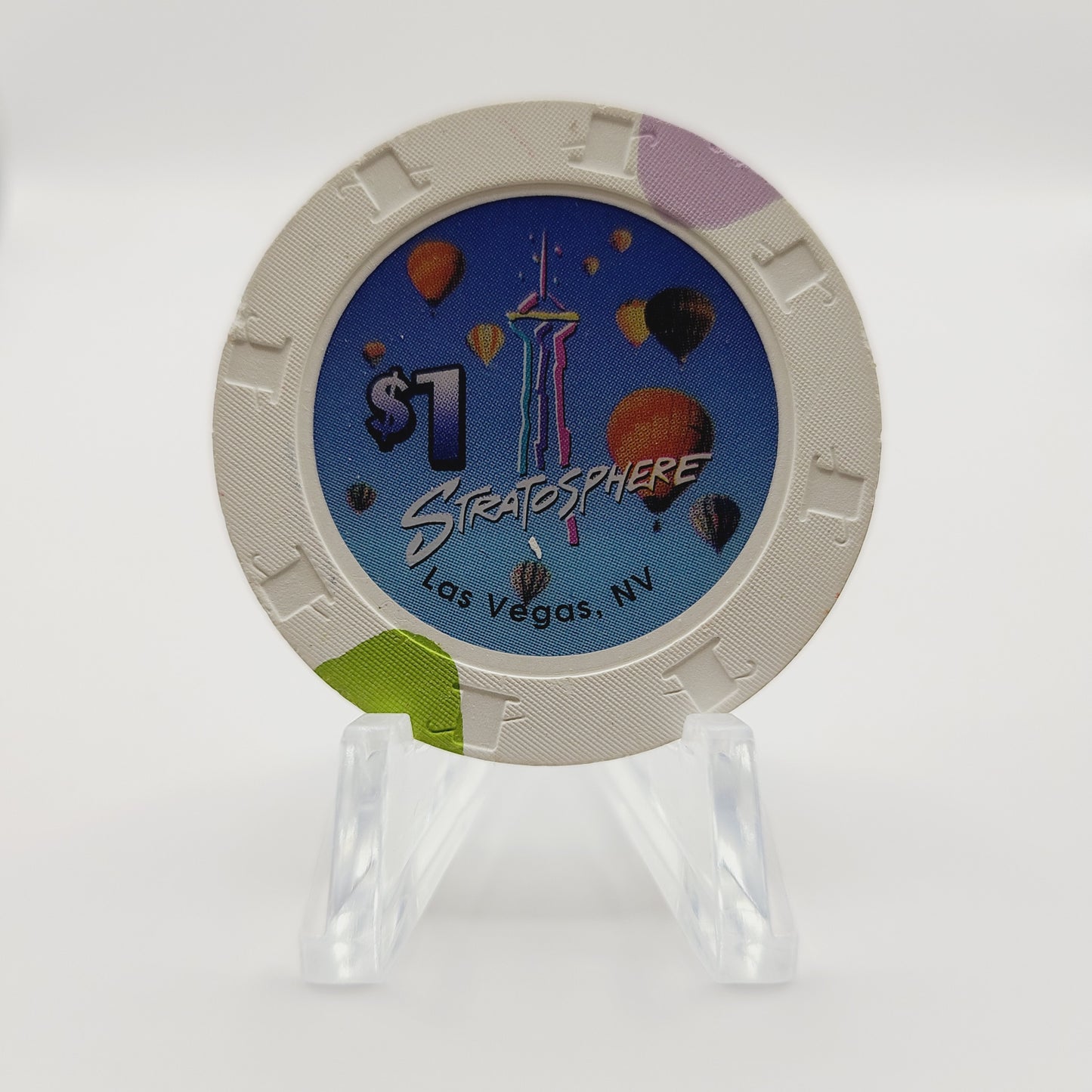 Stratosphere Hotel Casino Las Vegas Nevada 1996 $1 Casino Chip N9190