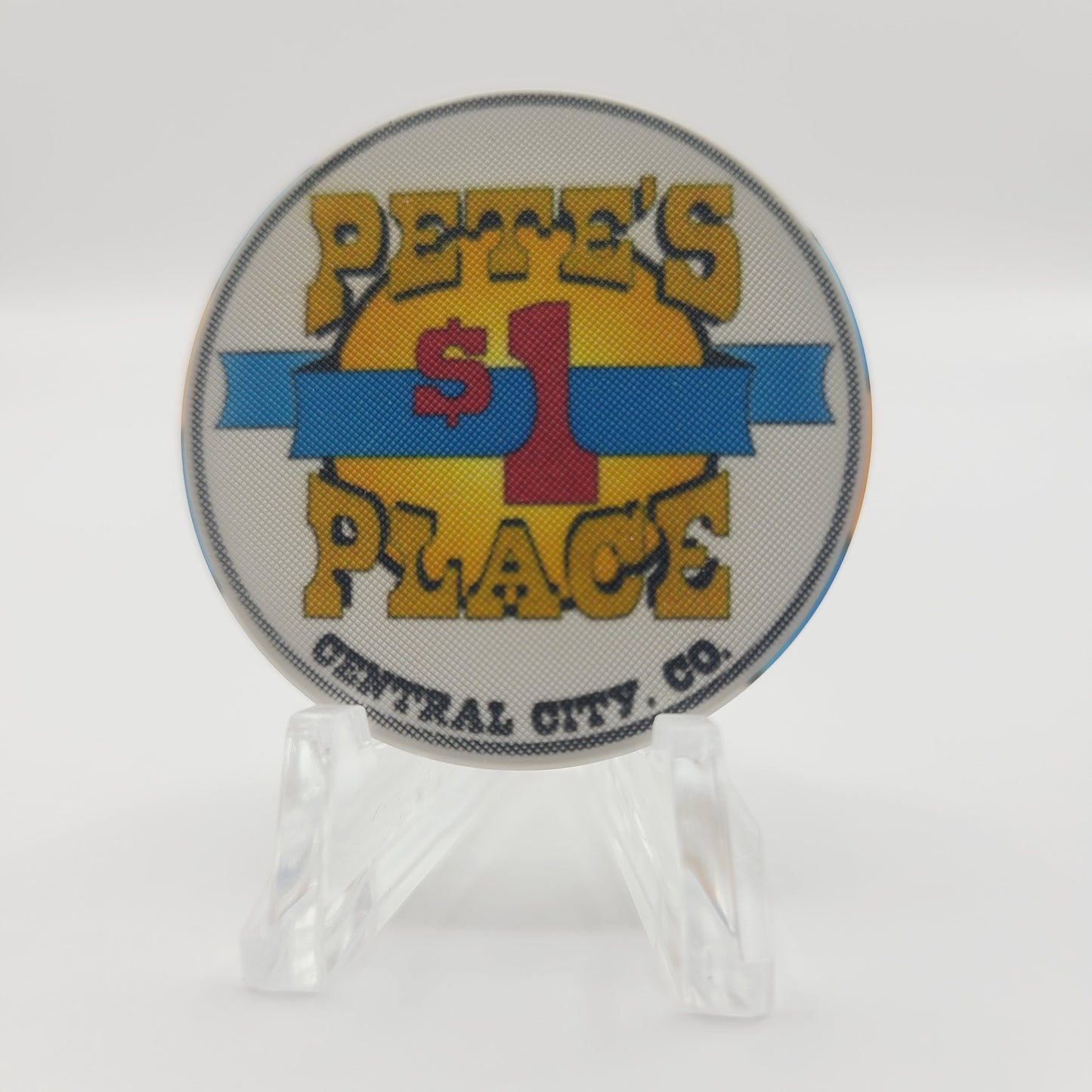 Pete's Place Central City Colorado 1993 $1 Casino Chip