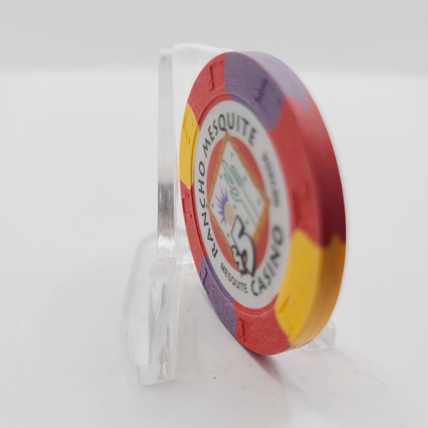 Rancho Mesquite Hotel Casino Mesquite Nevada 1997 $5 Casino Chip N8992