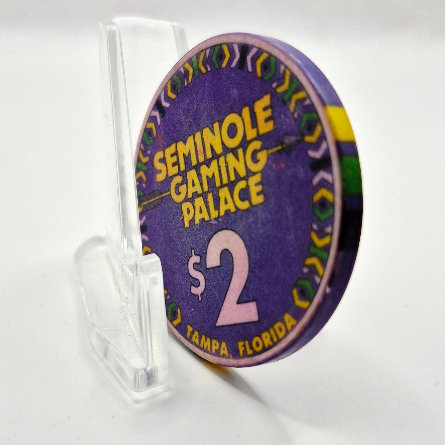 Seminole Gaming Palace Tampa Florida $2 Casino Chip