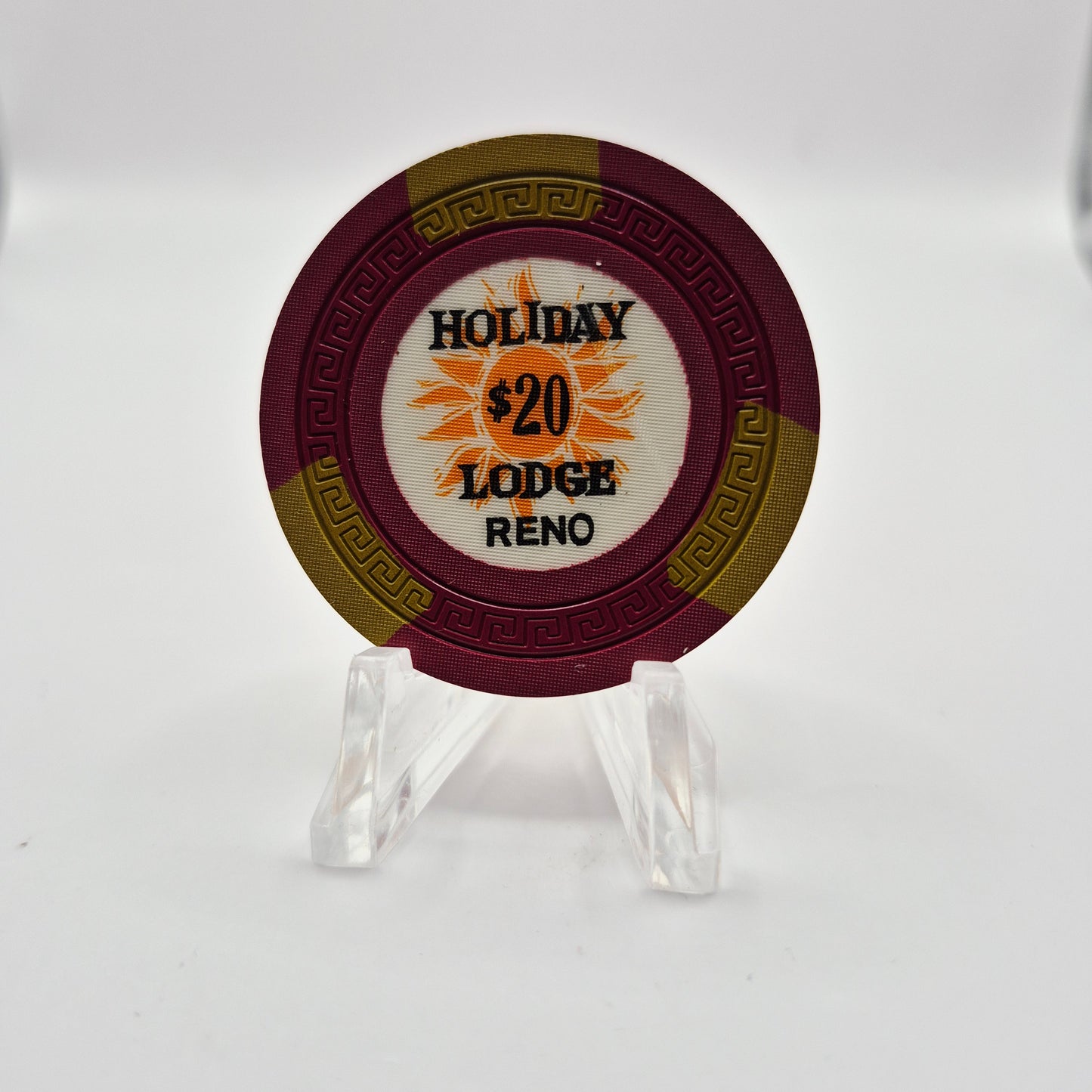 Holiday Lodge Reno Nevada 1963 LE $20 Casino Chip N5174