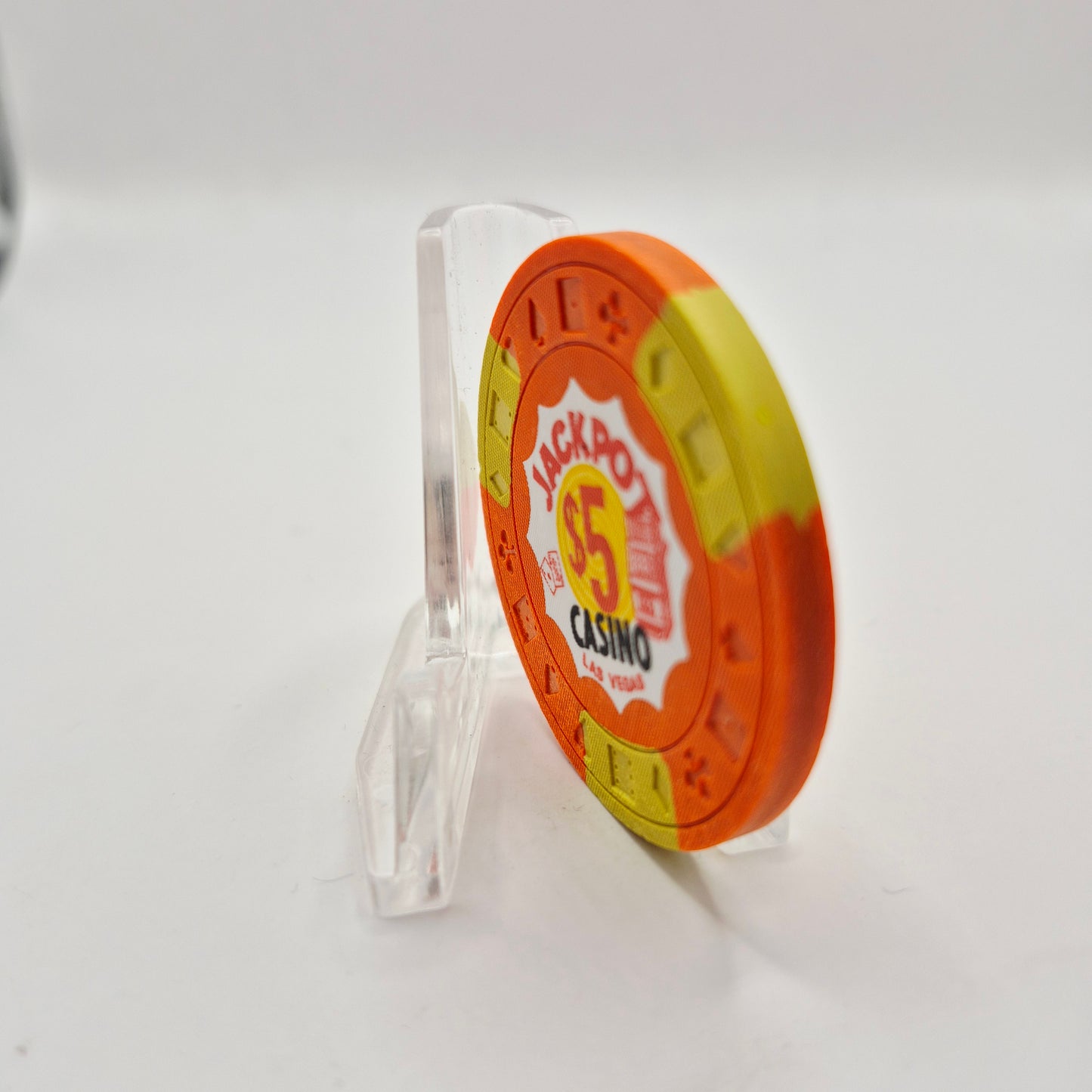 Jackpot Casino Las Vegas Nevada 1971 $5 Casino Chip N1800