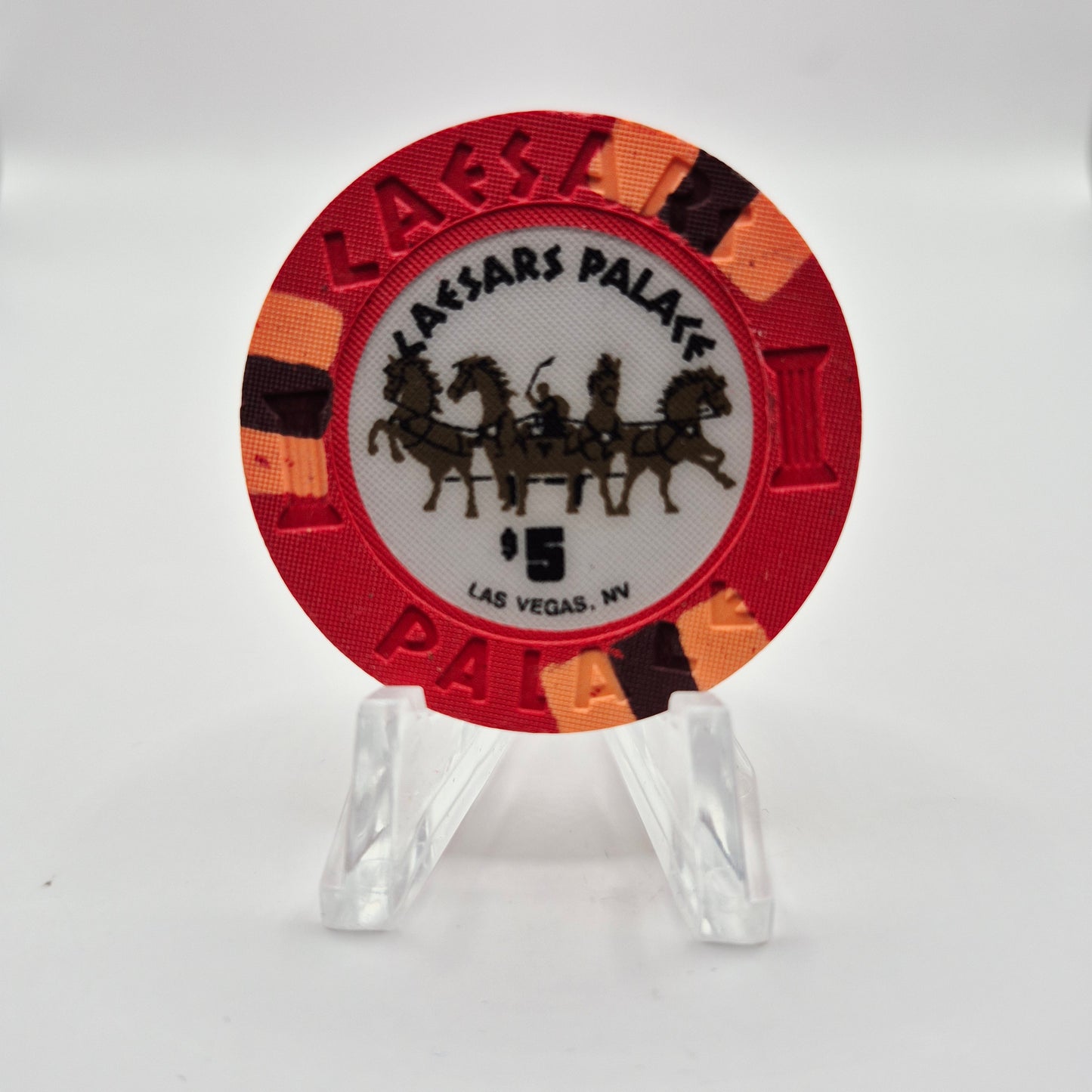 Caesars Palace Las Vegas Nevada 1994 "Planet Hollywood Opening" $5 Casino Chip N4733