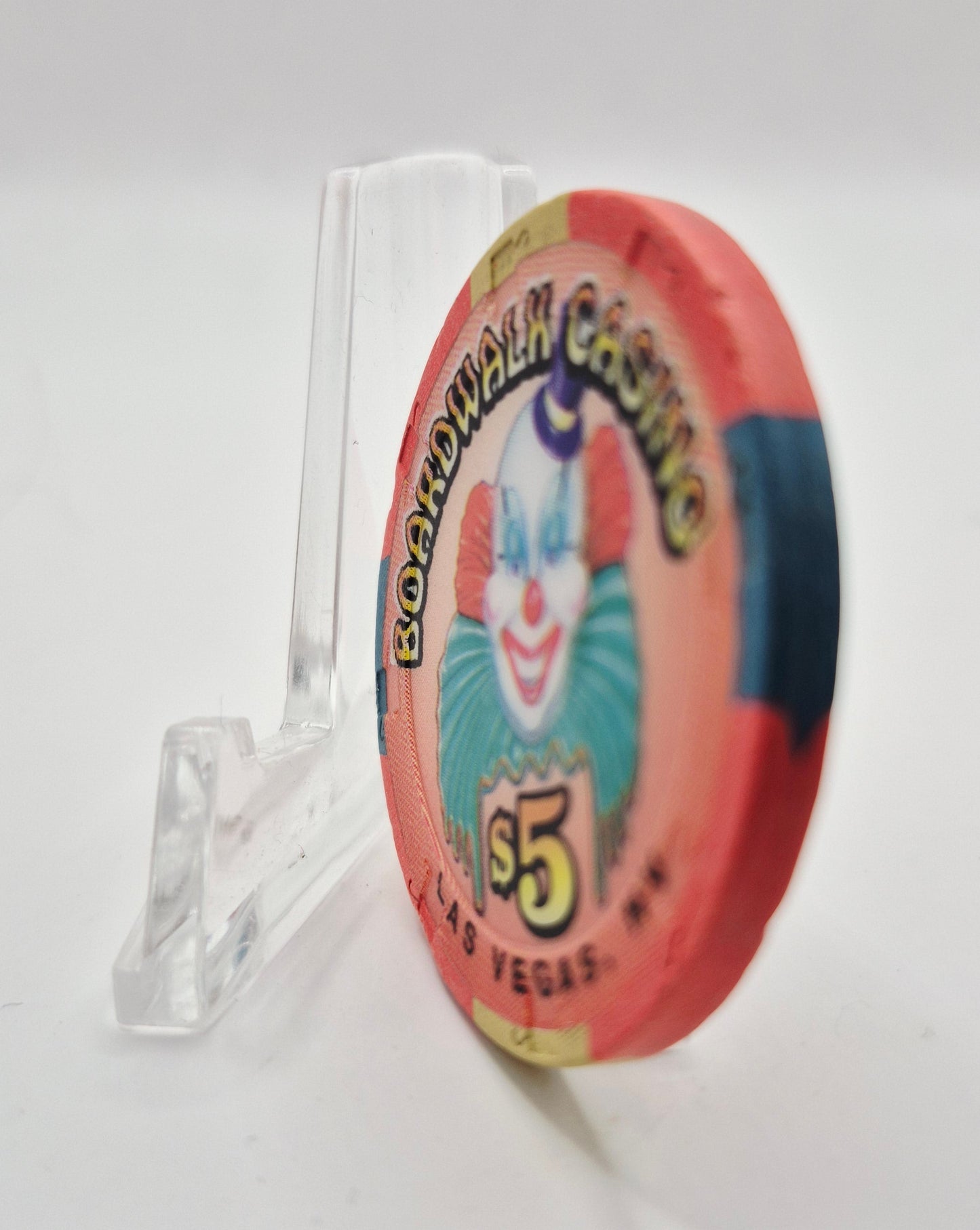 Boardwalk Casino Las Vegas Nevada 1998 $5 Casino Chip N9959