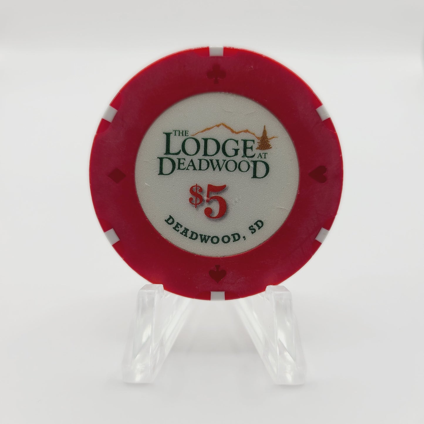 The Lodge at Deadwood Hotel Casino 2009 $5 Casino Chip