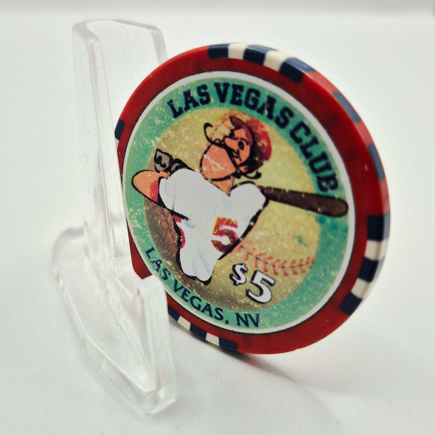 Las Vegas Club Las Vegas Nevada 1996 $5 Casino Chip N8677